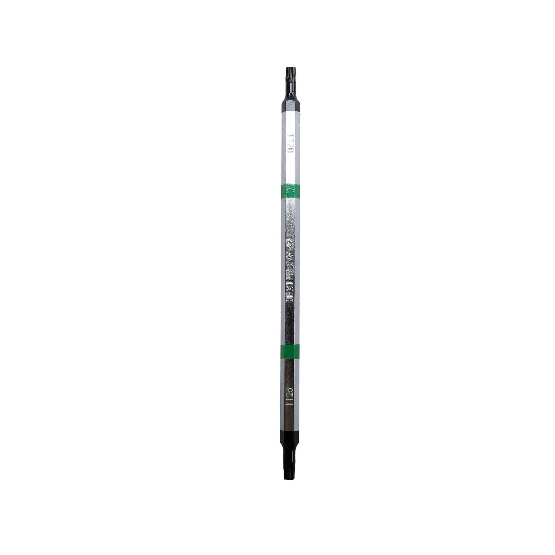 Ponta Torx Cambiável TT20 e TT25 155mm Magnética em Aço Cromo-Vanádio Dexter