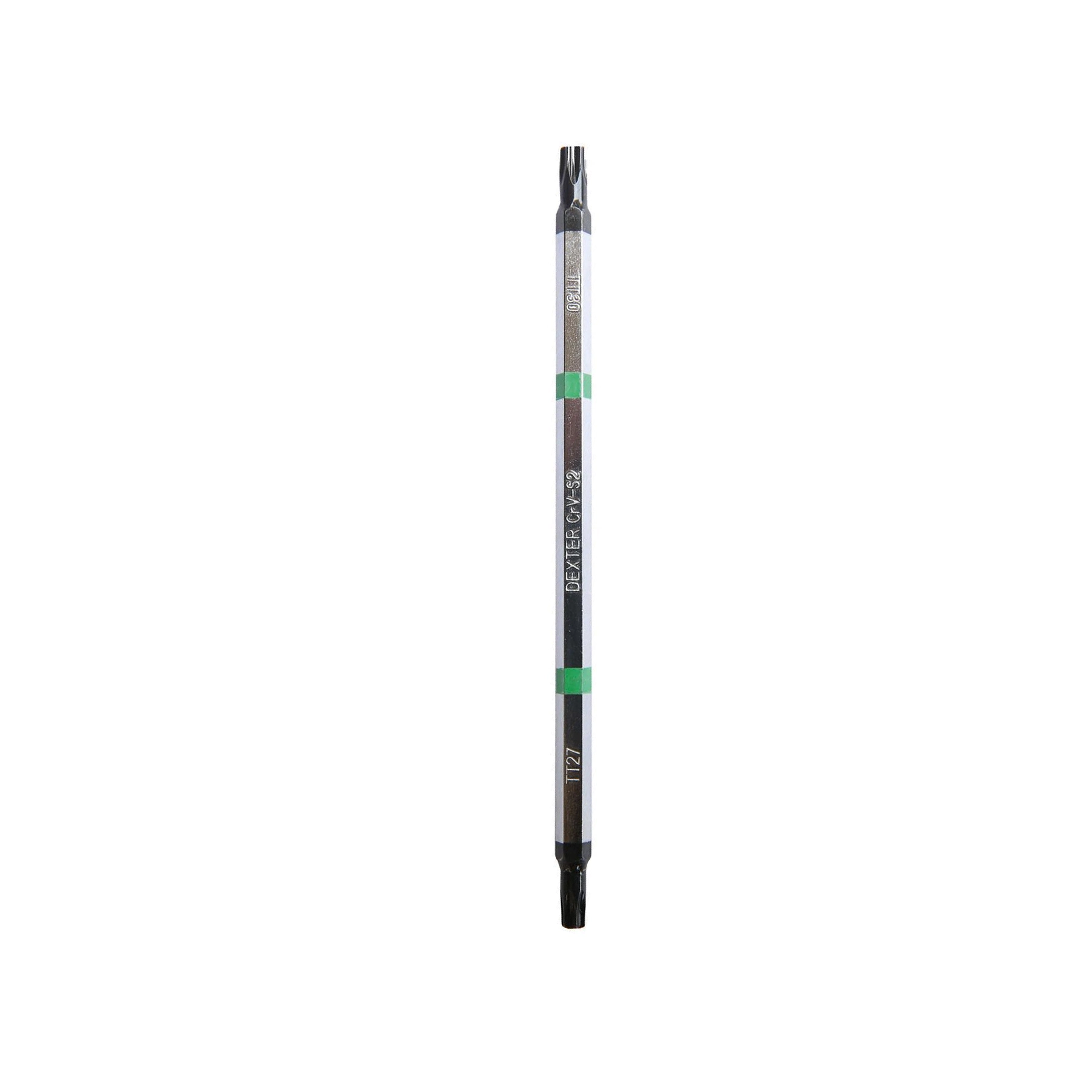 Ponta Torx Cambiável TT27e TT30 155mm Magnética em Aço Cromo-Vanádio Dexter