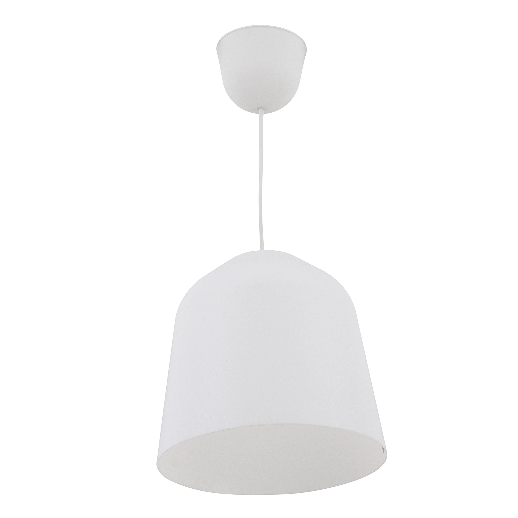 Pendente 1 Lâmpada Plástico Branco Bizen Importado