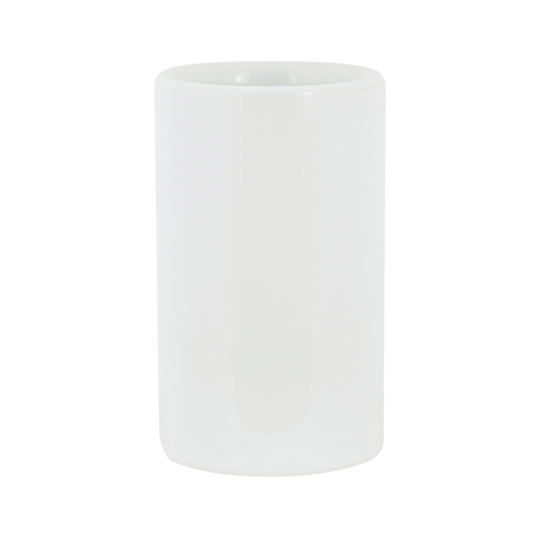 Porta Objetos de Bancada para Banheiro Cerâmica Branco Legend Sensea