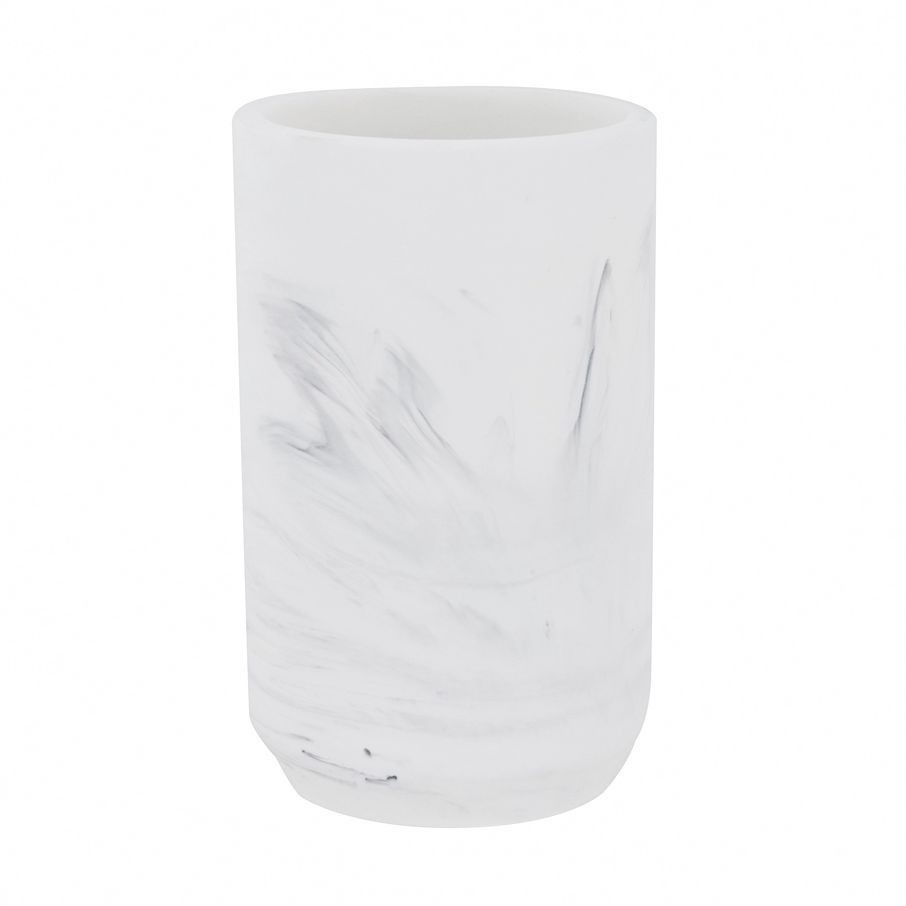 Porta Objetos de Bancada para Banheiro Resina Branco Cloud Sensea