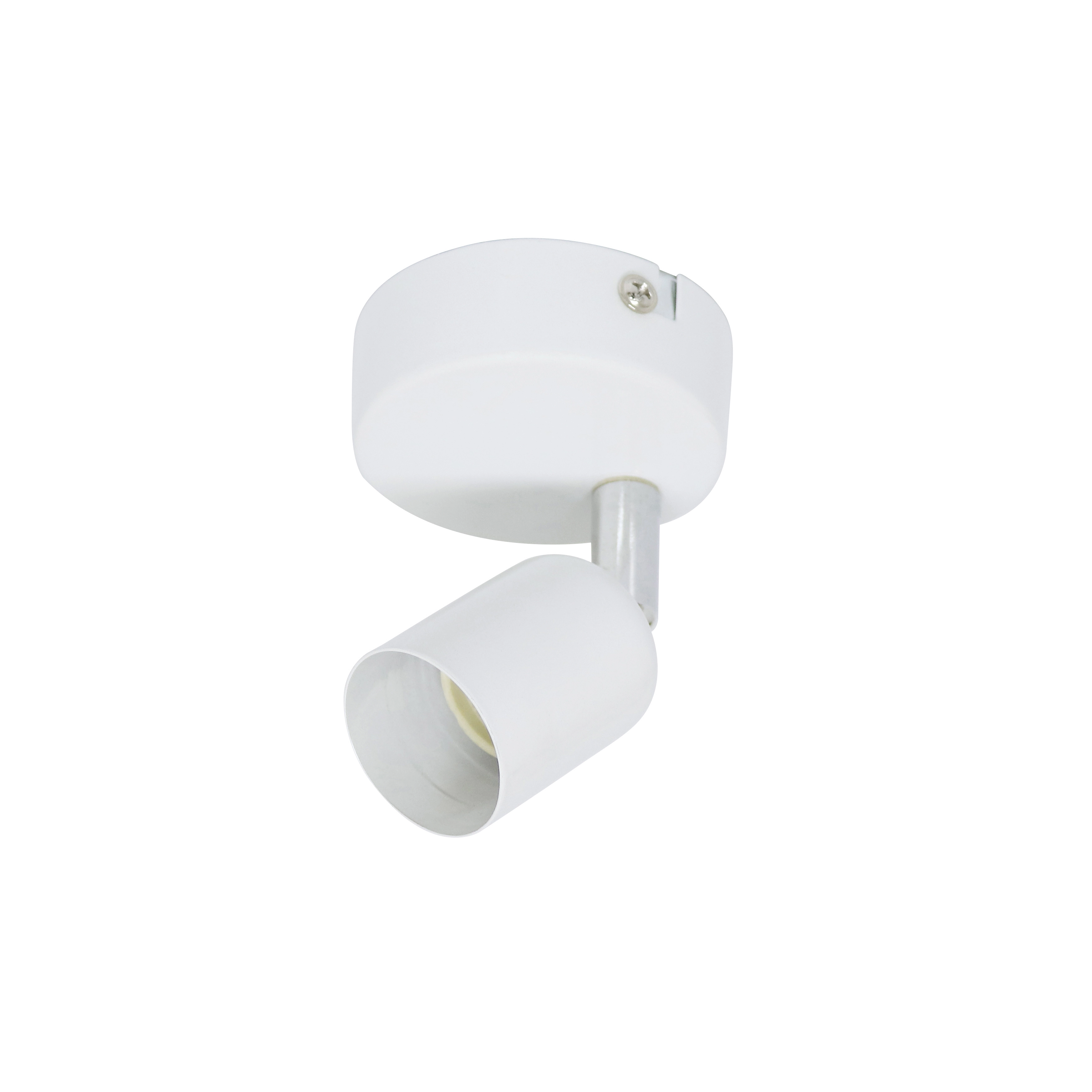 Spot de Sobrepor Redondo 1 Lâmpadas Basic Branco IP20 Inspire