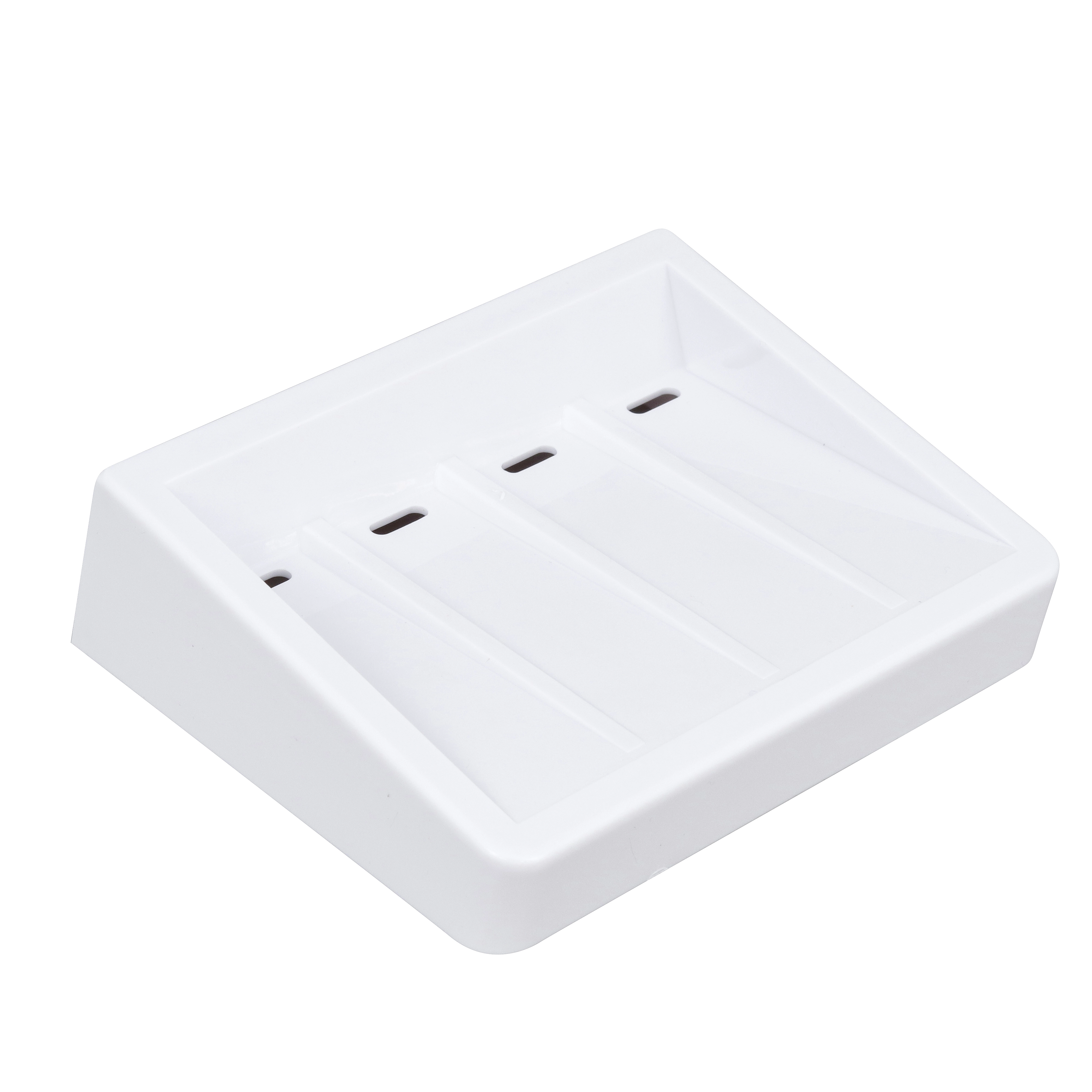 Saboneteira Bancada Plástico Branco Funky Sensea