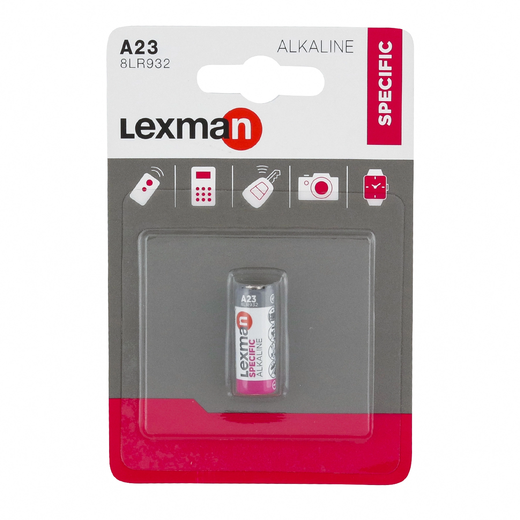 Pilha Alcalina 23A 12V 1pc Lexman