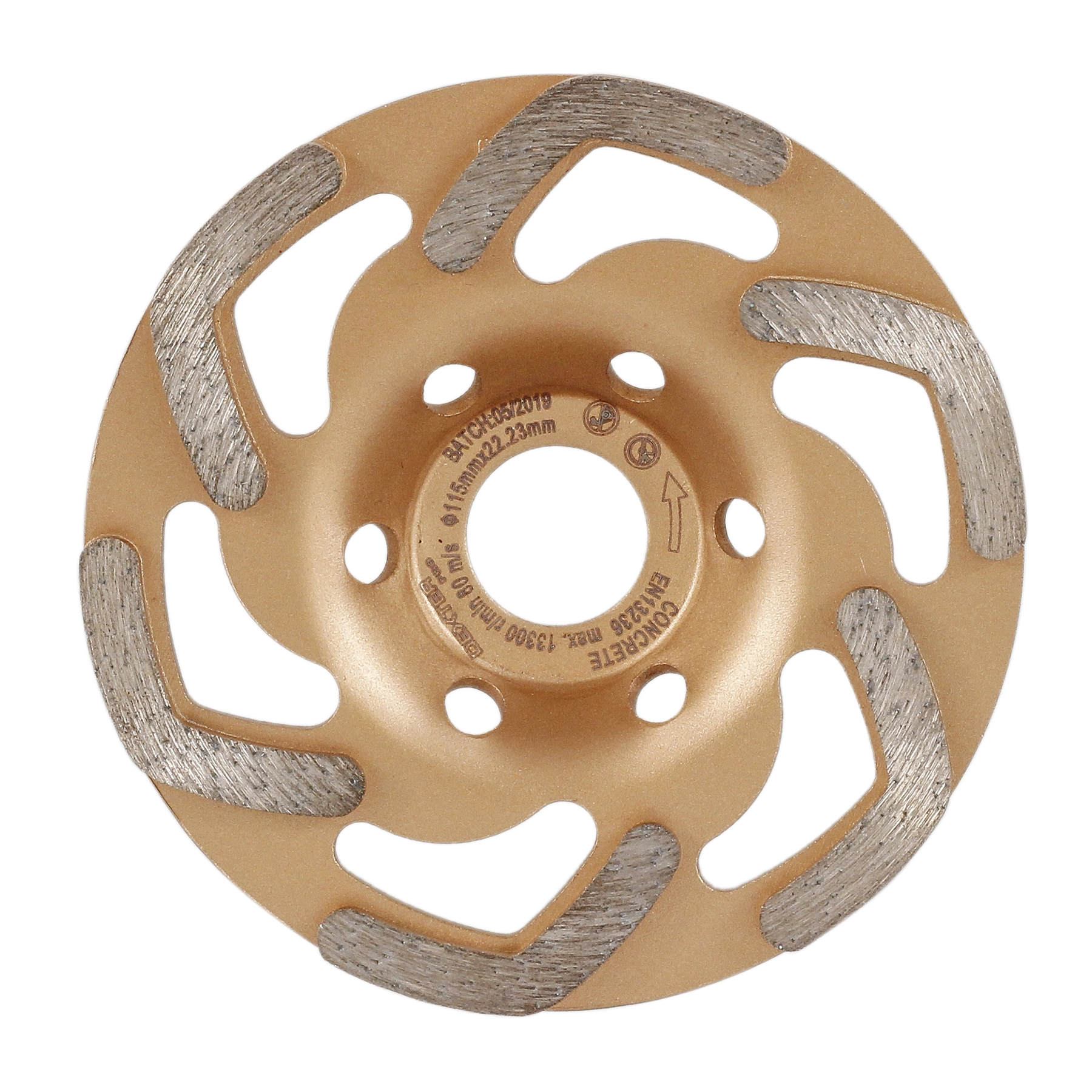 Disco de Desbaste para Concreto 4.1/2" 115mm 1 unidade Dexter Pro