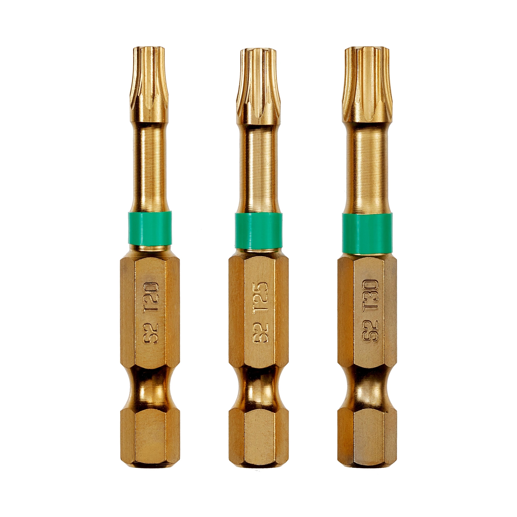 Bits de Torção Torx T20/T25/T30 50mm 3 peças Dexter Pro