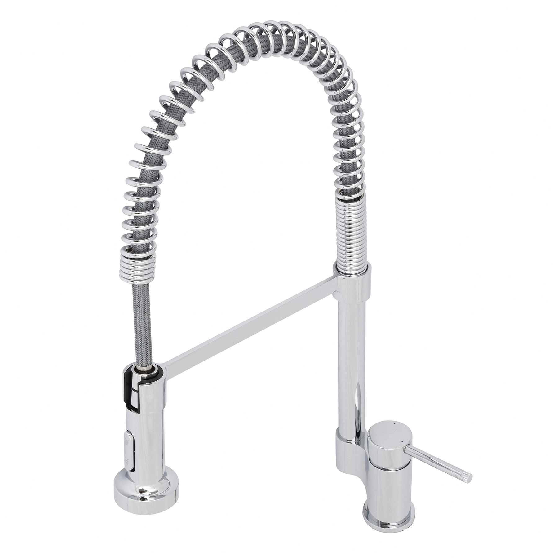 Torneira Monocomando Gourmet de Pia para Cozinha com Bica Alta Flexível Cromada Gordon Delinia