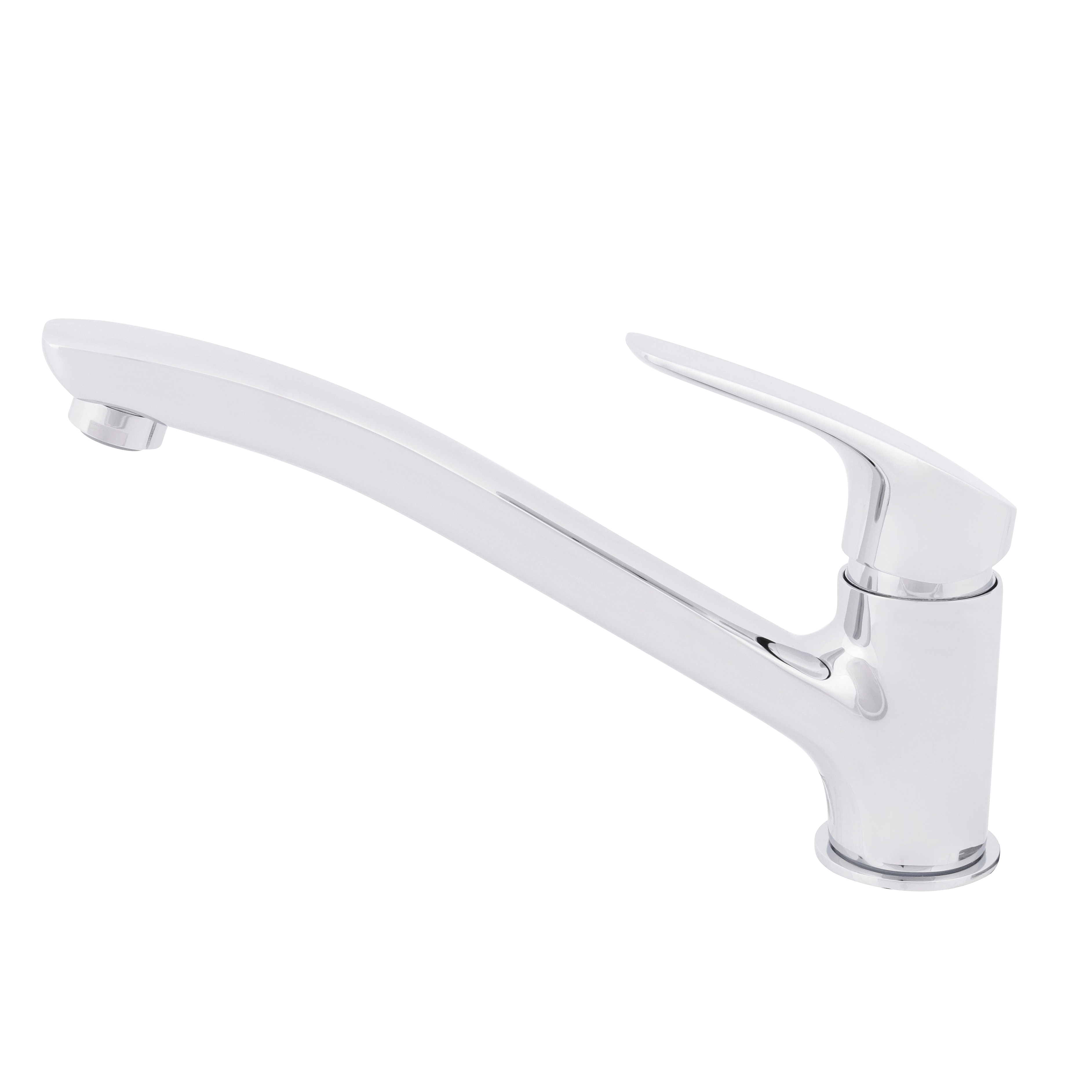 Torneira Monocomando para Pia de Cozinha Bica Média Cromada Nino Delinia