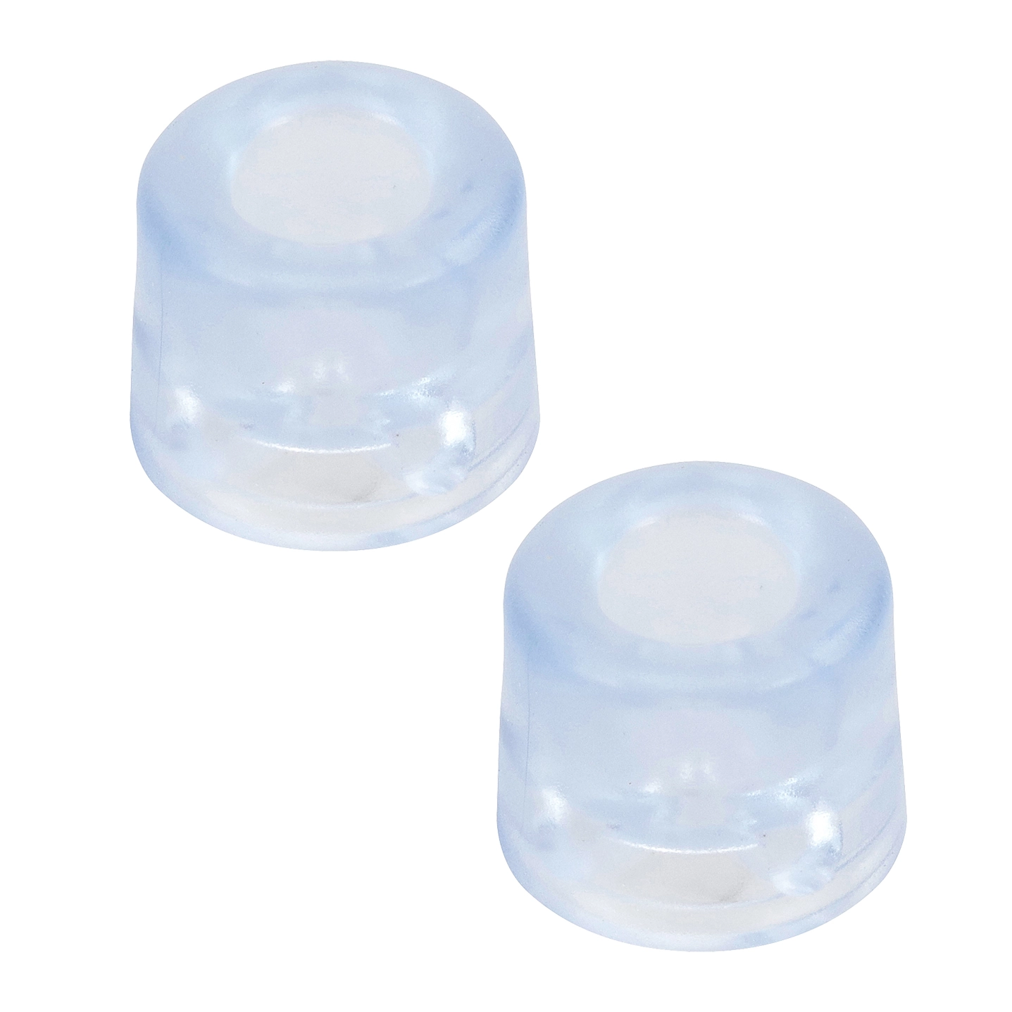 Batedor para Porta Parafusar PVC Transparente 2 peças