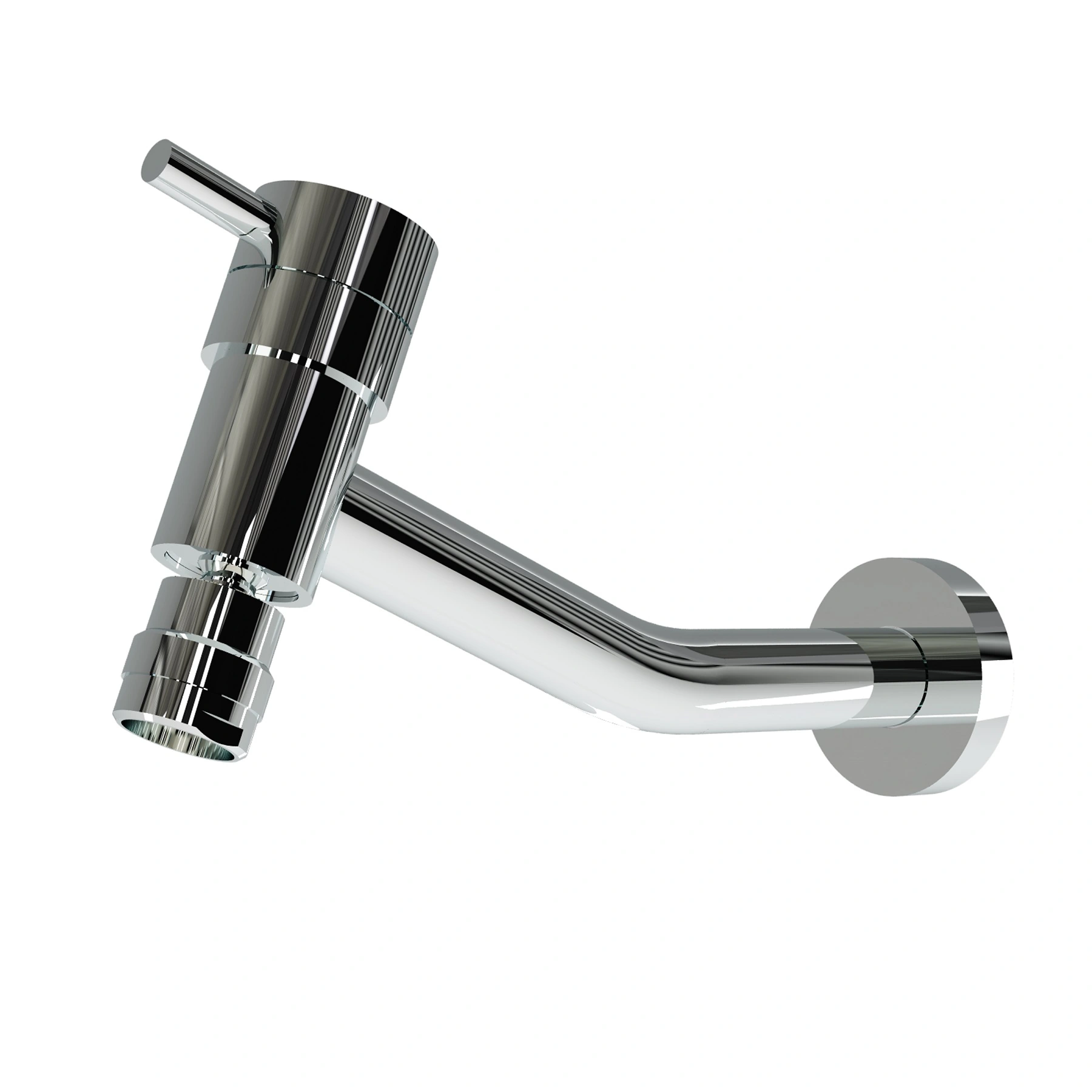 Torneira para Parede de Cozinha Bica Reta Cromada Eiffel Delinia
