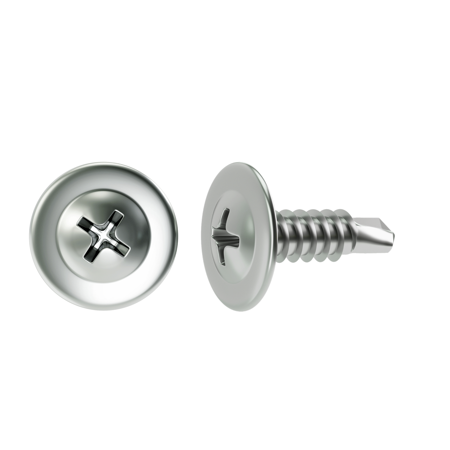 Parafuso para Metais Cabeça Flangeada Philips 4,2x13mm 1000 peças Standers