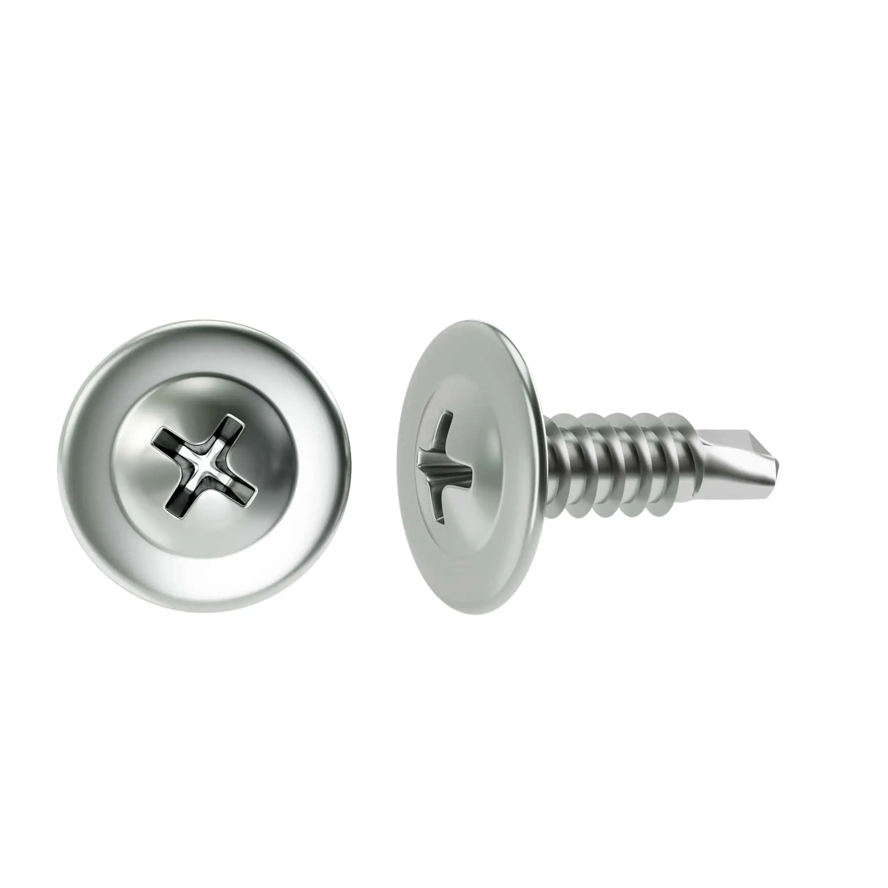 Parafuso Auto Brocante Cabeça Flangeada Philips para Metais 4,2x13mm com 25 peças Standers