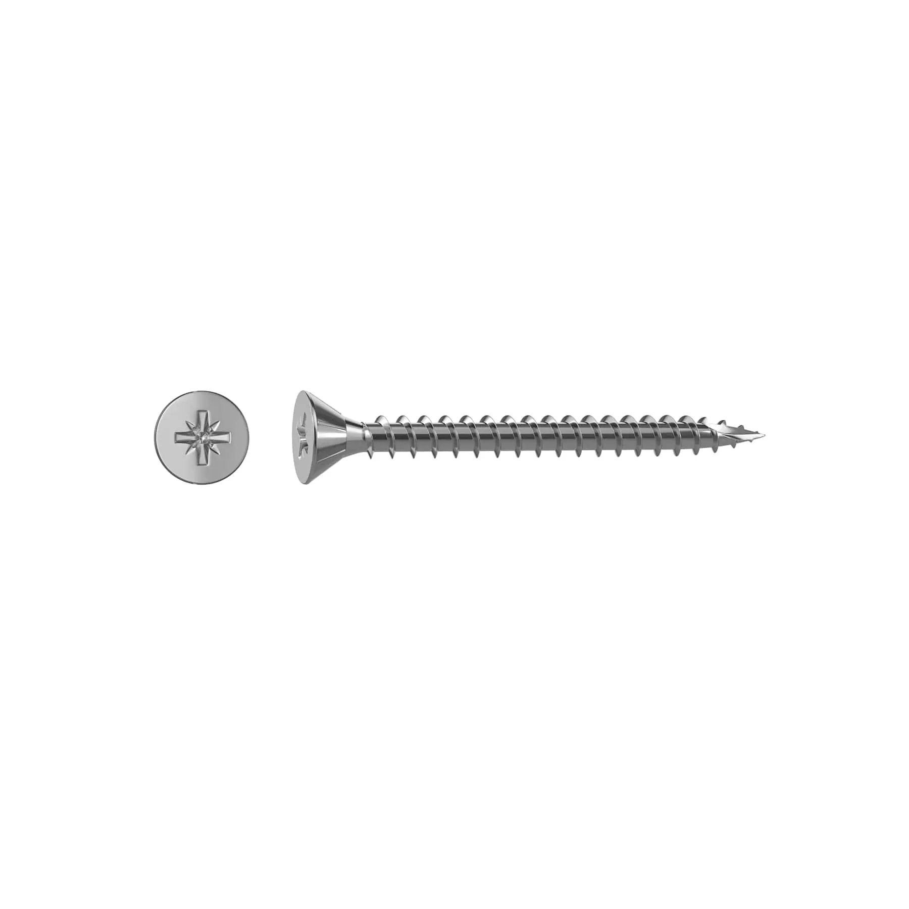 Parafuso Chipboard Cabeça Chata 4,5x35mm 20 Peças Standers