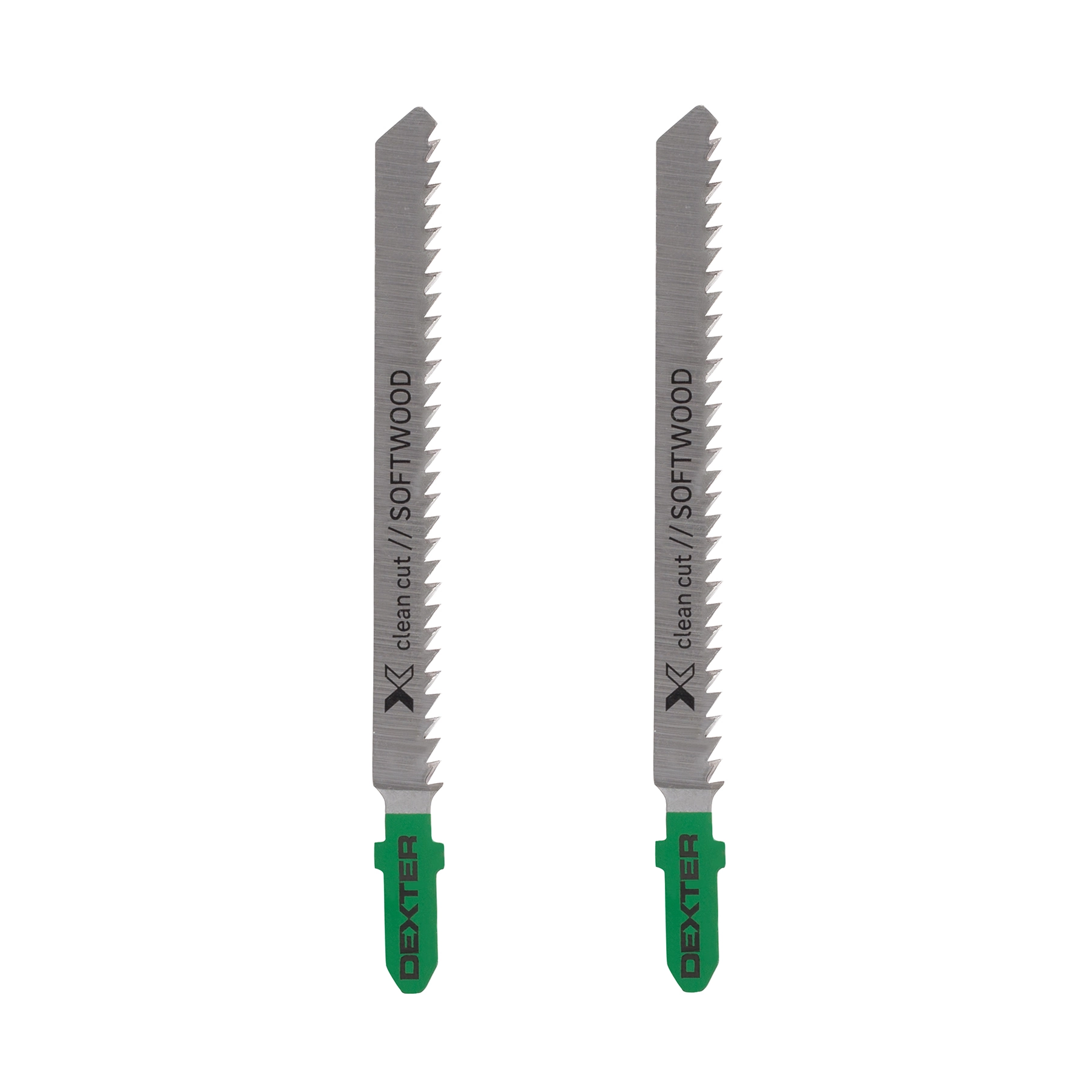 Lâminas de Serra Tico-Tico para Madeira Macia 3-40mm 2 Peças Dexter