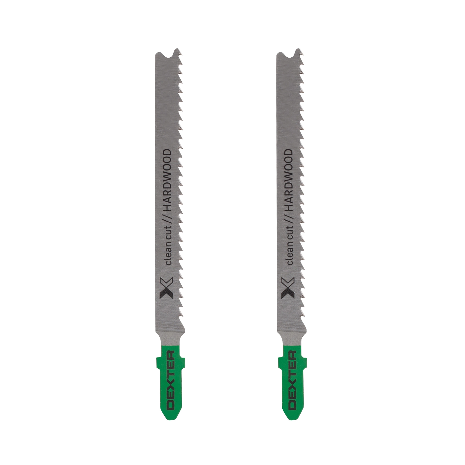 Lâminas de Serra Tico-Tico para Madeiras de Lei 3-30mm 2 Peças Dexter