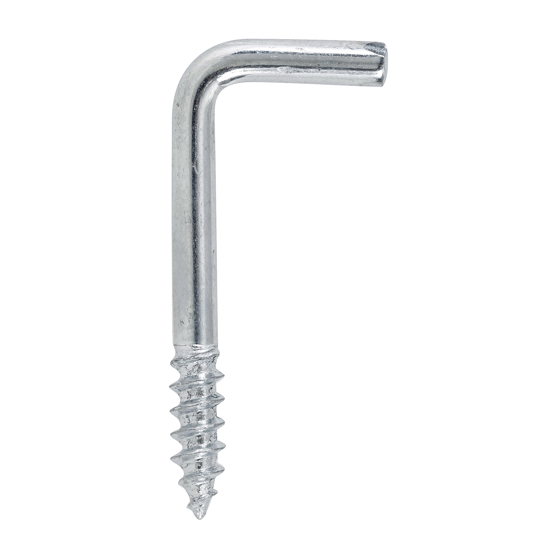 Parafuso de Gancho Aço Zincado Prata 3x30mm 15 unidades Standers
