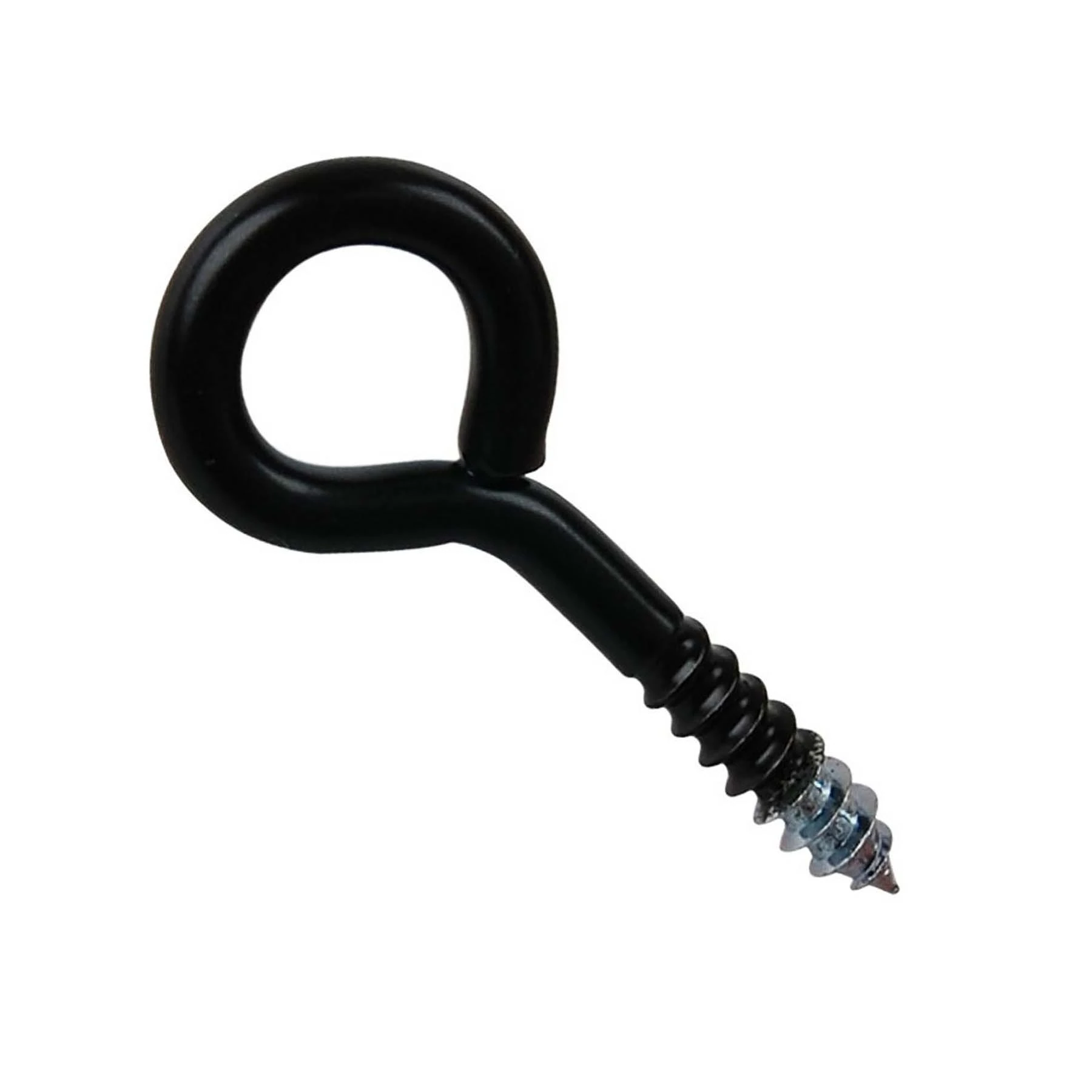 Parafuso de Gancho 4x30mm Aço Preto 6 unidades Standers