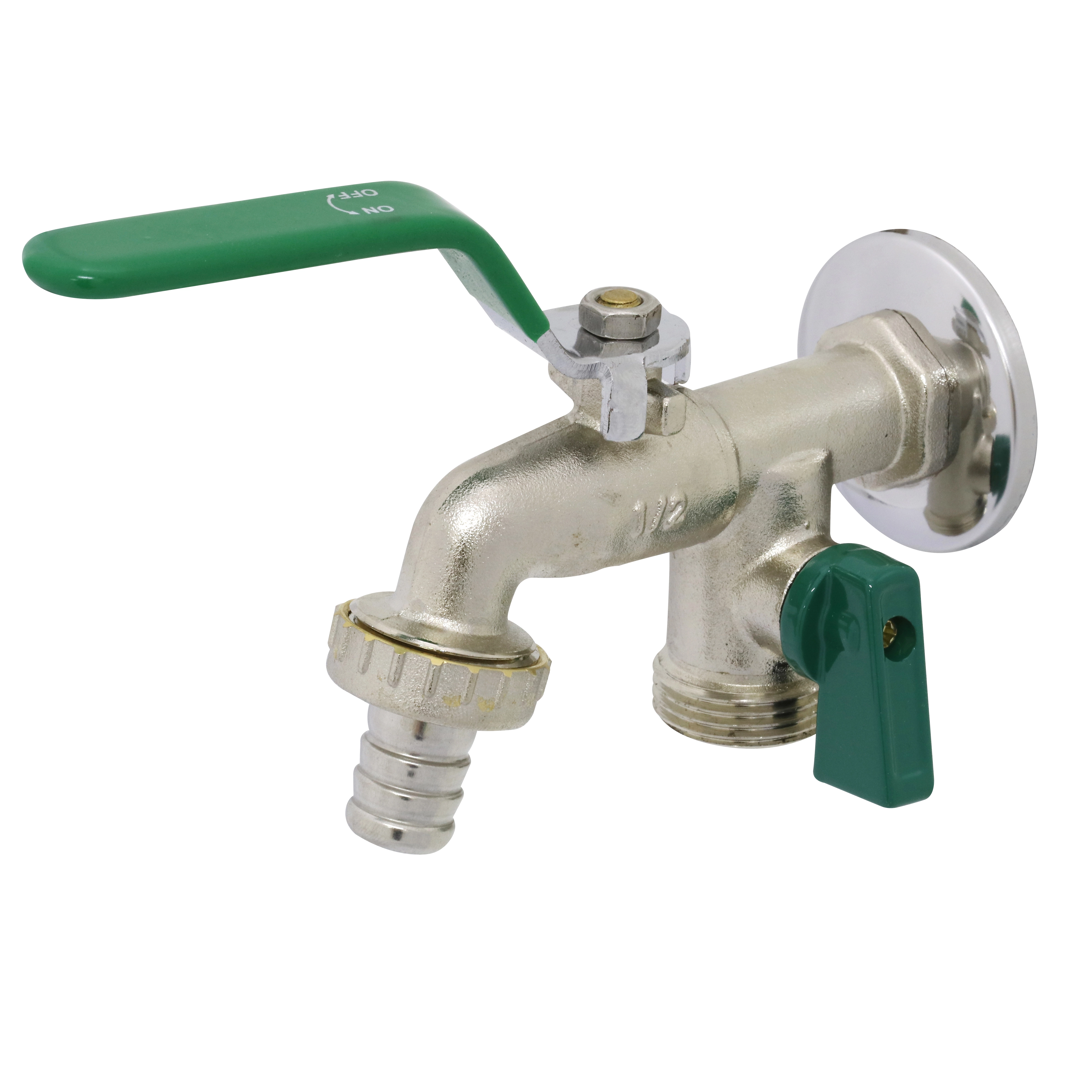 Torneira de Parede para Tanque e Máquina de Lavar com Bica Reta Cromada DCBRB5 Sensea