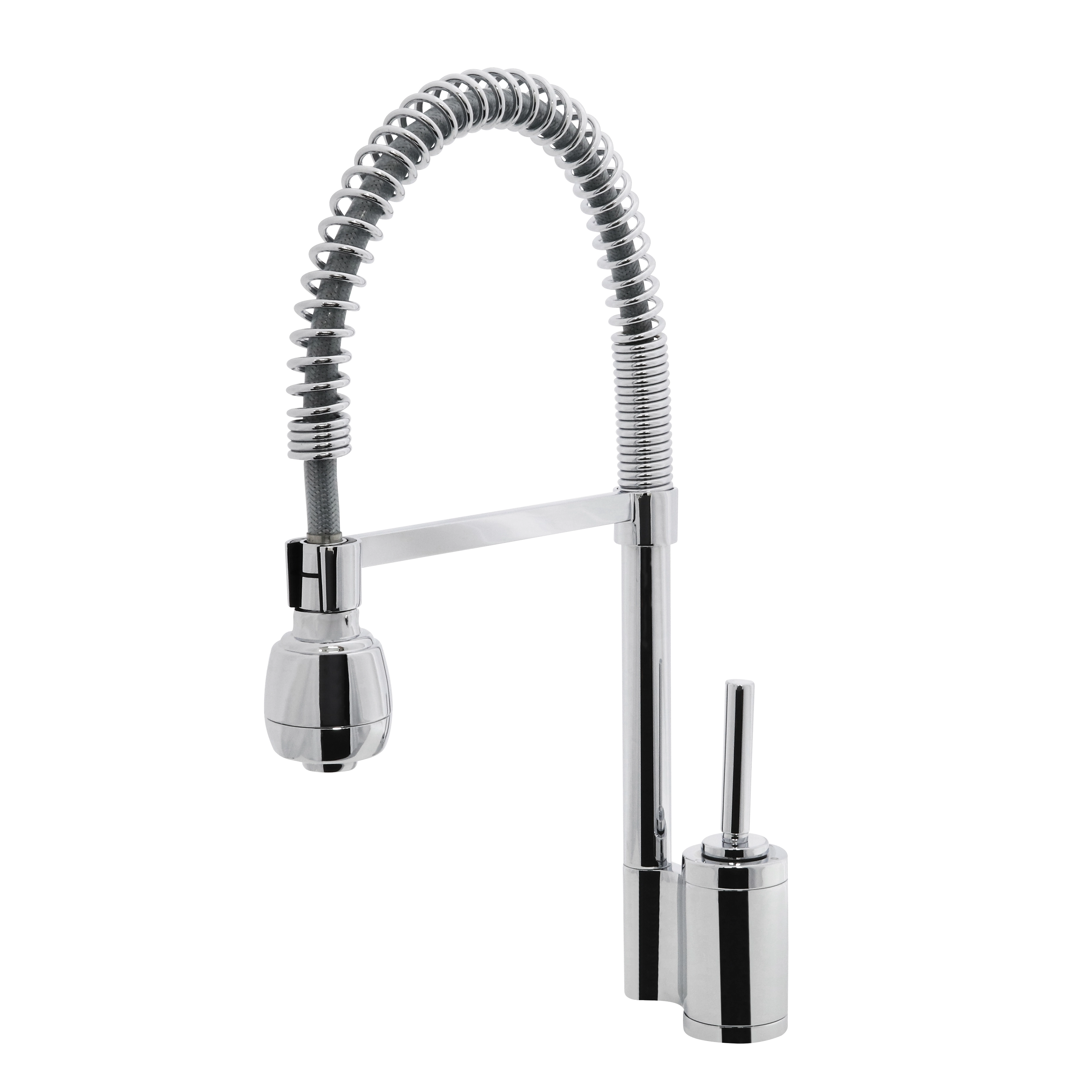 Torneira Monocomando Gourmet para Pia de Cozinha Bica Alta Cromada Mola/Ajaccio Delinia