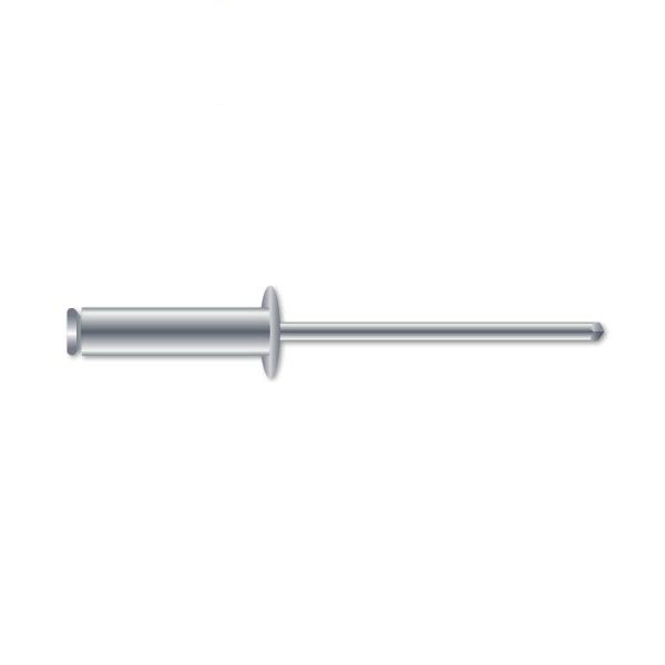 Caixa 200 Rebite Repuxo Alumínio 3,2x10 Standers