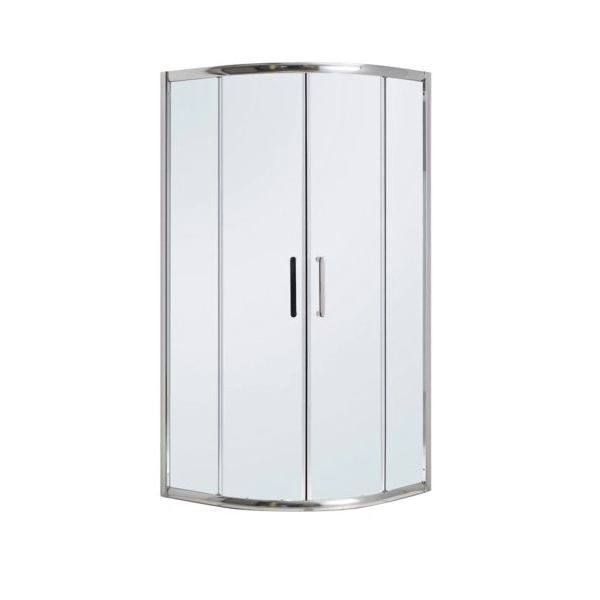 Box de Canto de Correr 190x80x80cm 6mm Kit Incolor Sensea