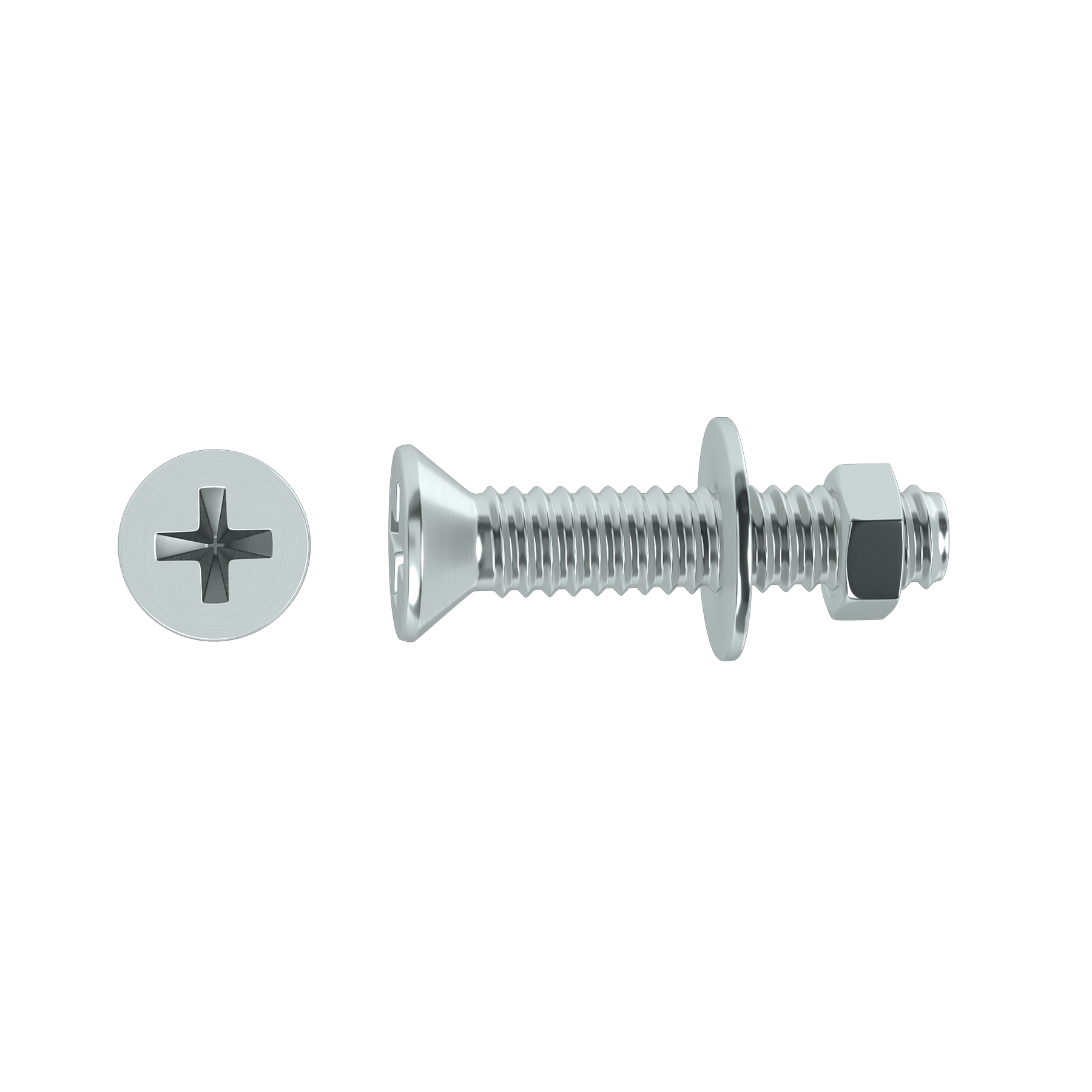 Parafuso Cabeça Chata Philips 4x12mm 25 Peças Standers