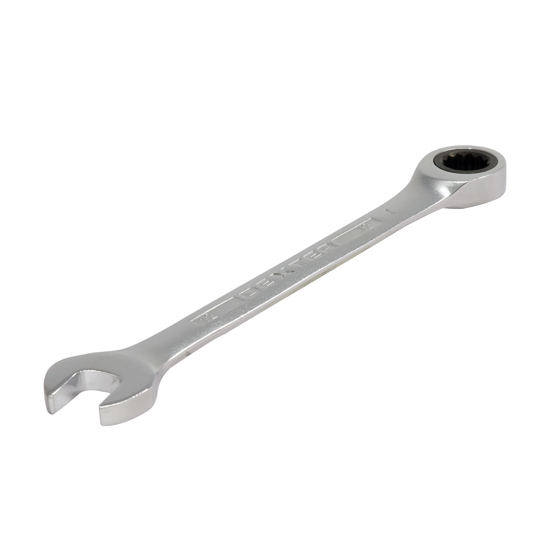 Chave Combinada com Catraca 12mm em Aço Cromo-Vanádio Dexter