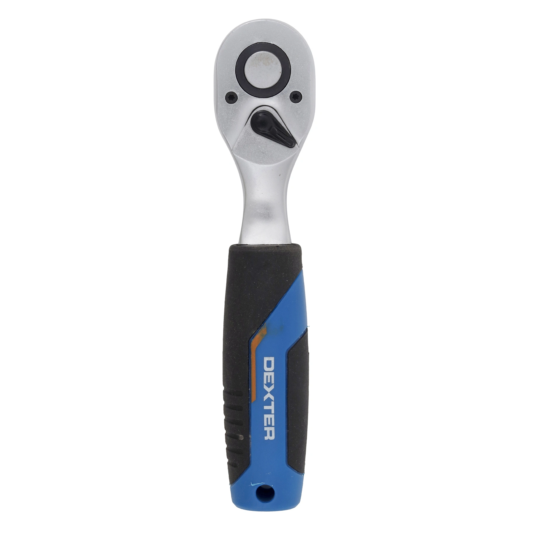 Chave Catraca Curta 200mm 1/2" 72 Dentes em Aço Cromo-Vanádio Dexter