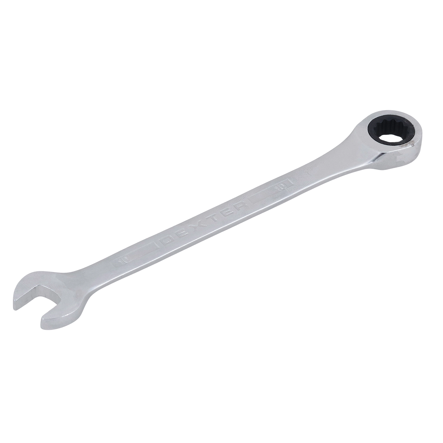 Chave Combinada com Catraca 10mm em Aço Cromo-Vanádio Dexter