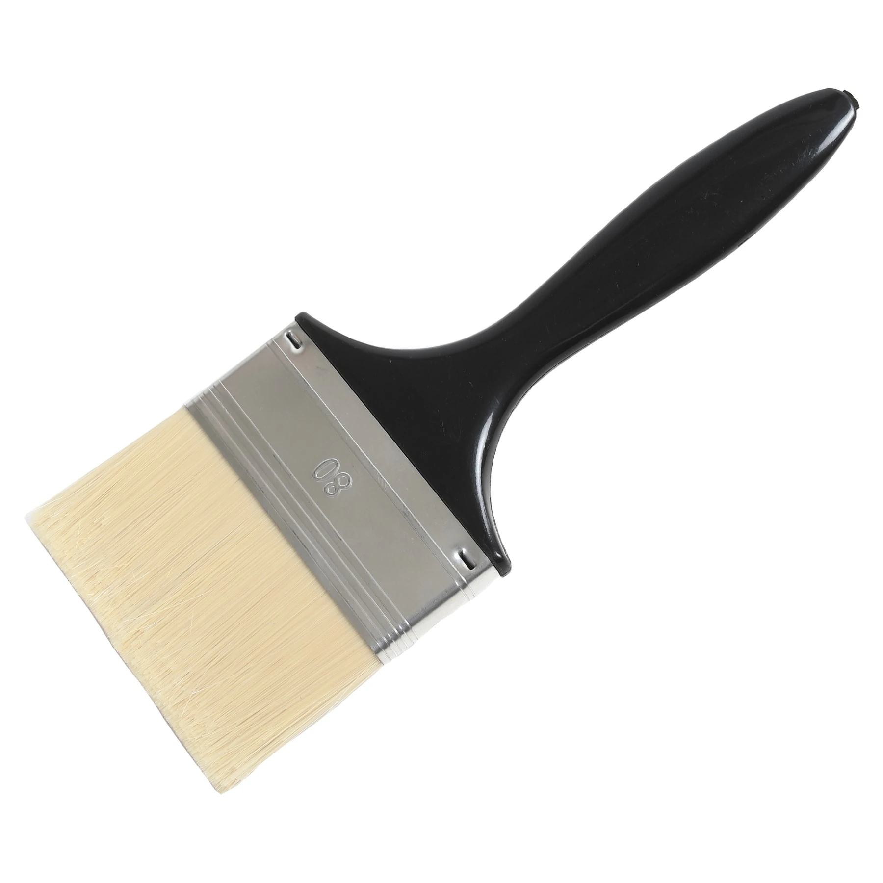 Pincel para Tinta Acrílica 80mm Preto