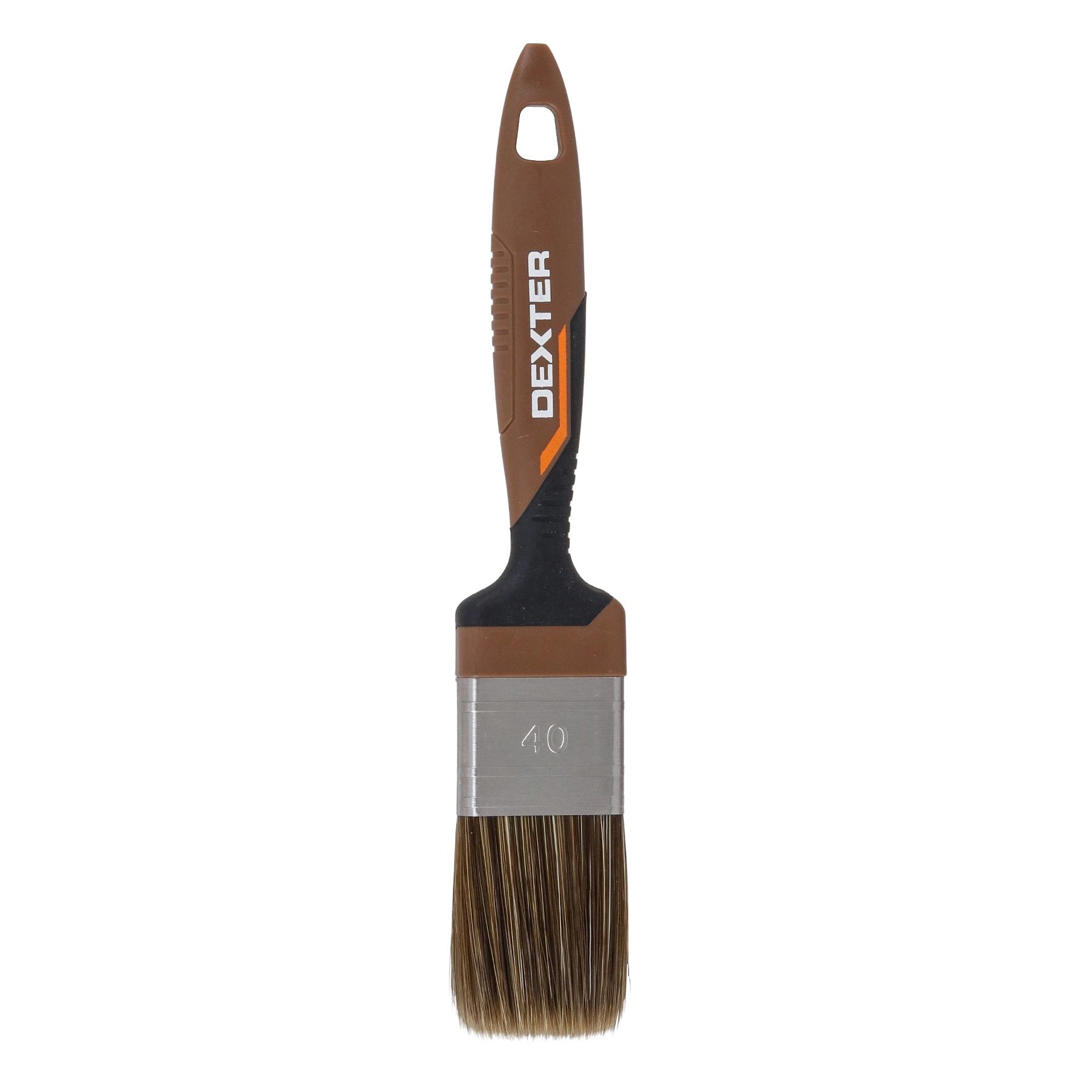 Pincel para Stain e Verniz 40mm Dexter Cabo Ergonômico Marrom