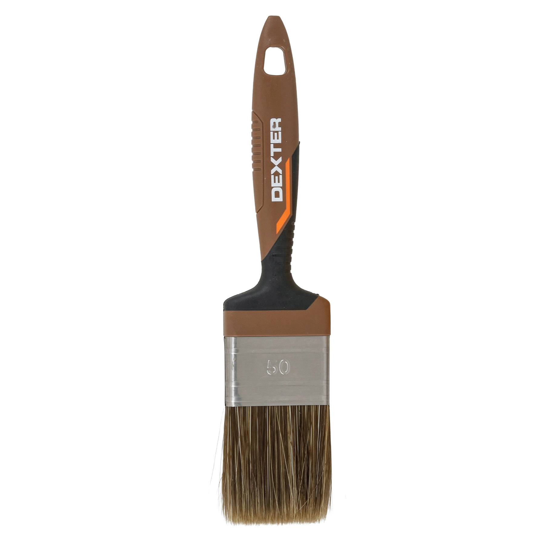 Pincel para Stain e Verniz 50mm Dexter Cabo Ergonômico Marrom