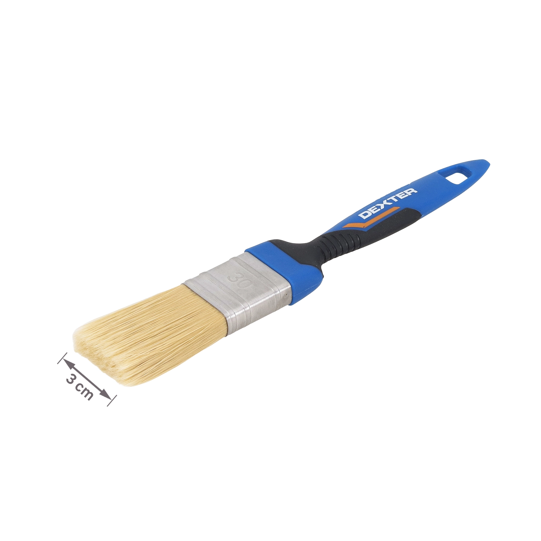 Pincel para Tinta Acrílica e Látex 30mm Dexter Cabo Ergonômico Azul