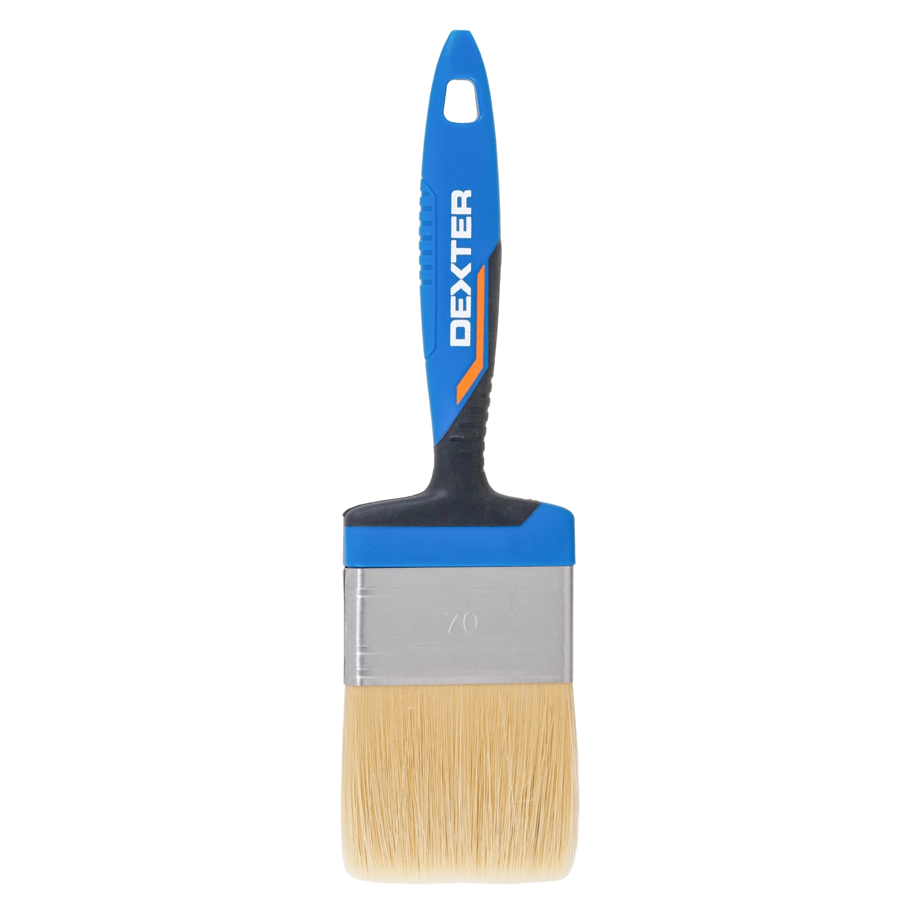 Pincel para Tinta Acrílica e Látex 70mm Dexter Cabo Ergonômico Azul