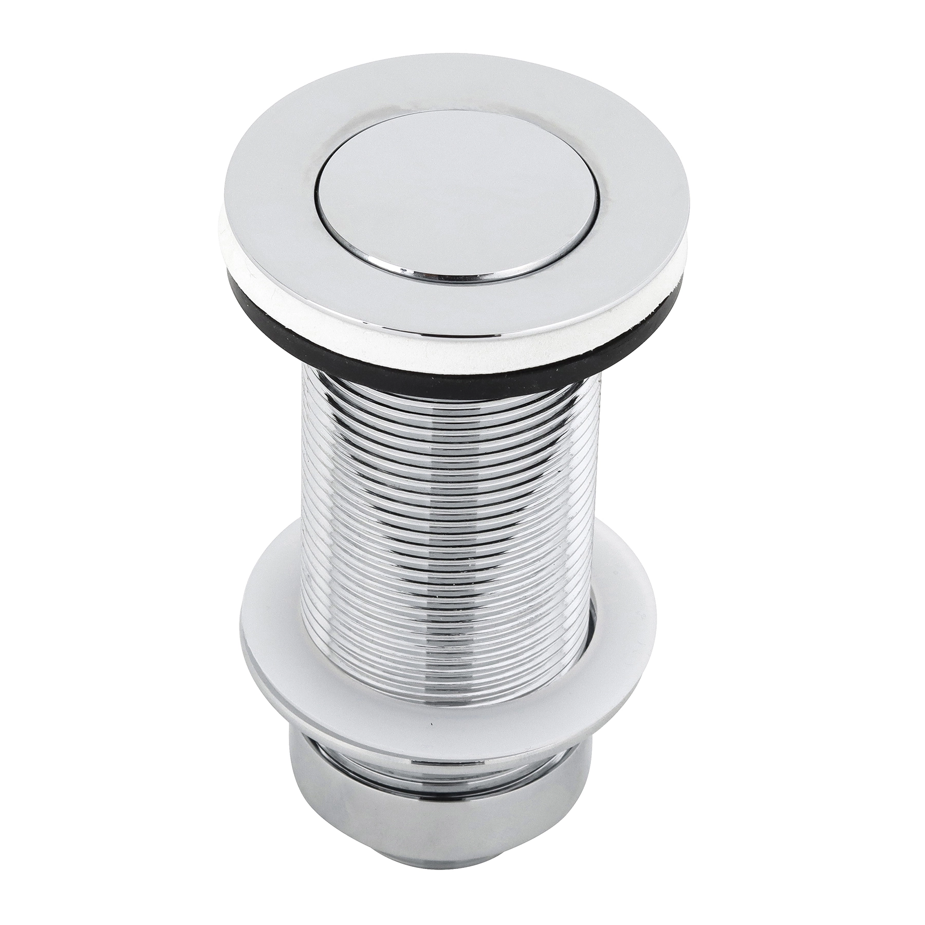 Válvula para Pia de Banheiro Rotativa 1.1/4"x7/8" Cromada Equation