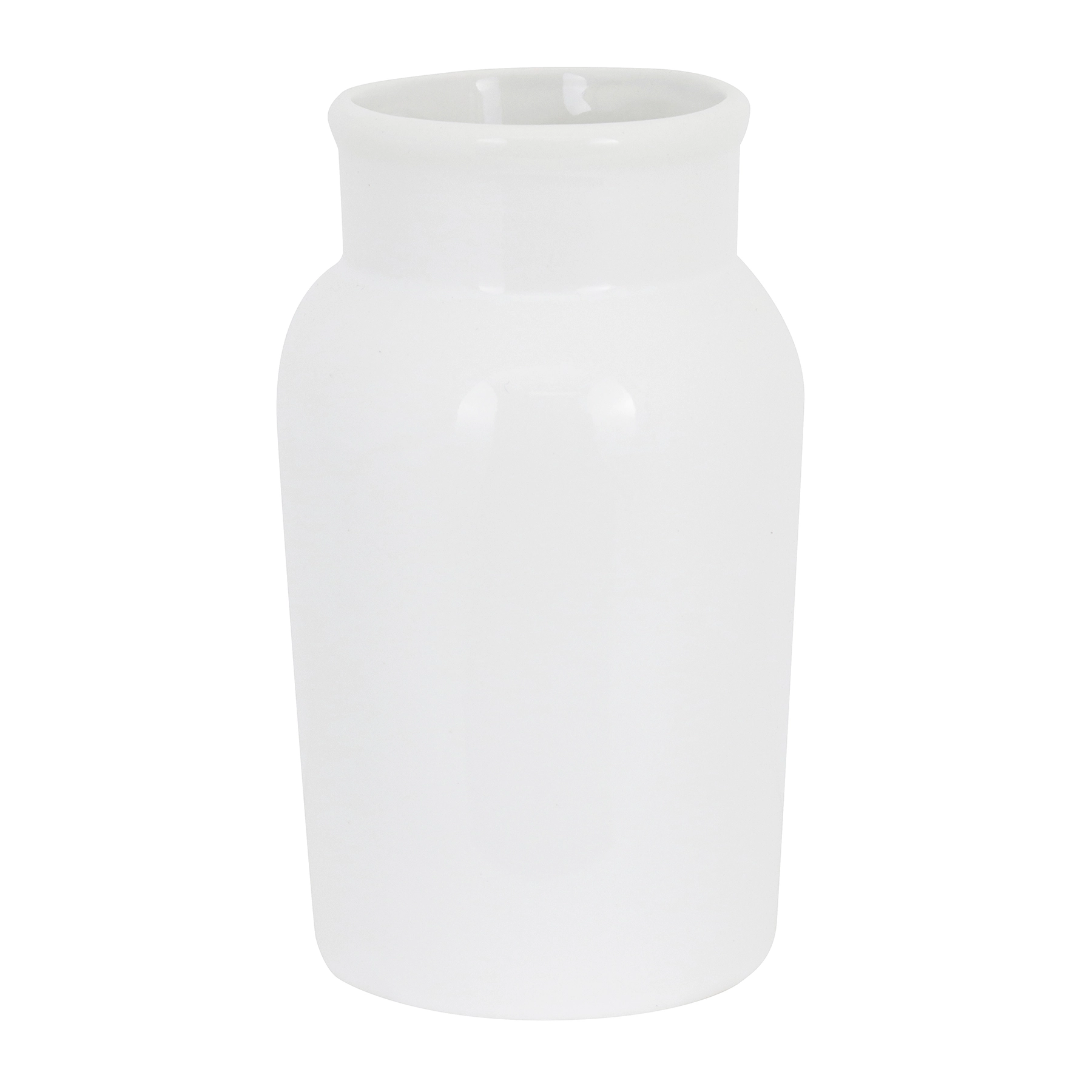 Porta Objetos de Bancada para Banheiro Cerâmica Branco Pendora Sensea