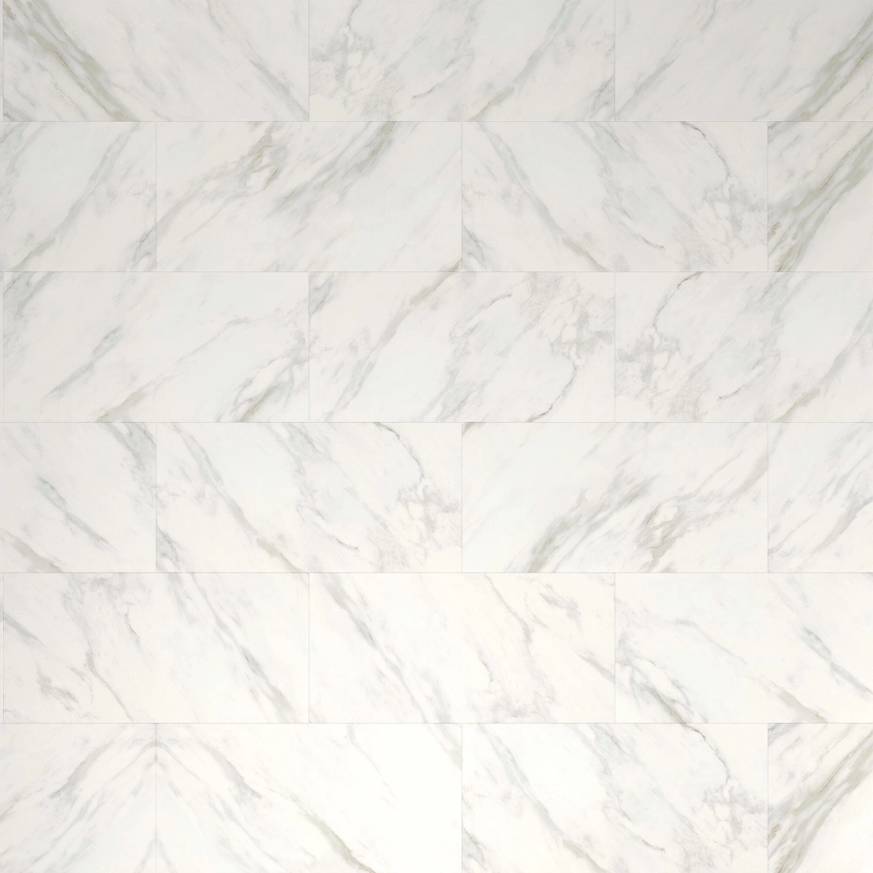 Piso Vinílico Rígido Click Muska Mármore Branco m² Artens