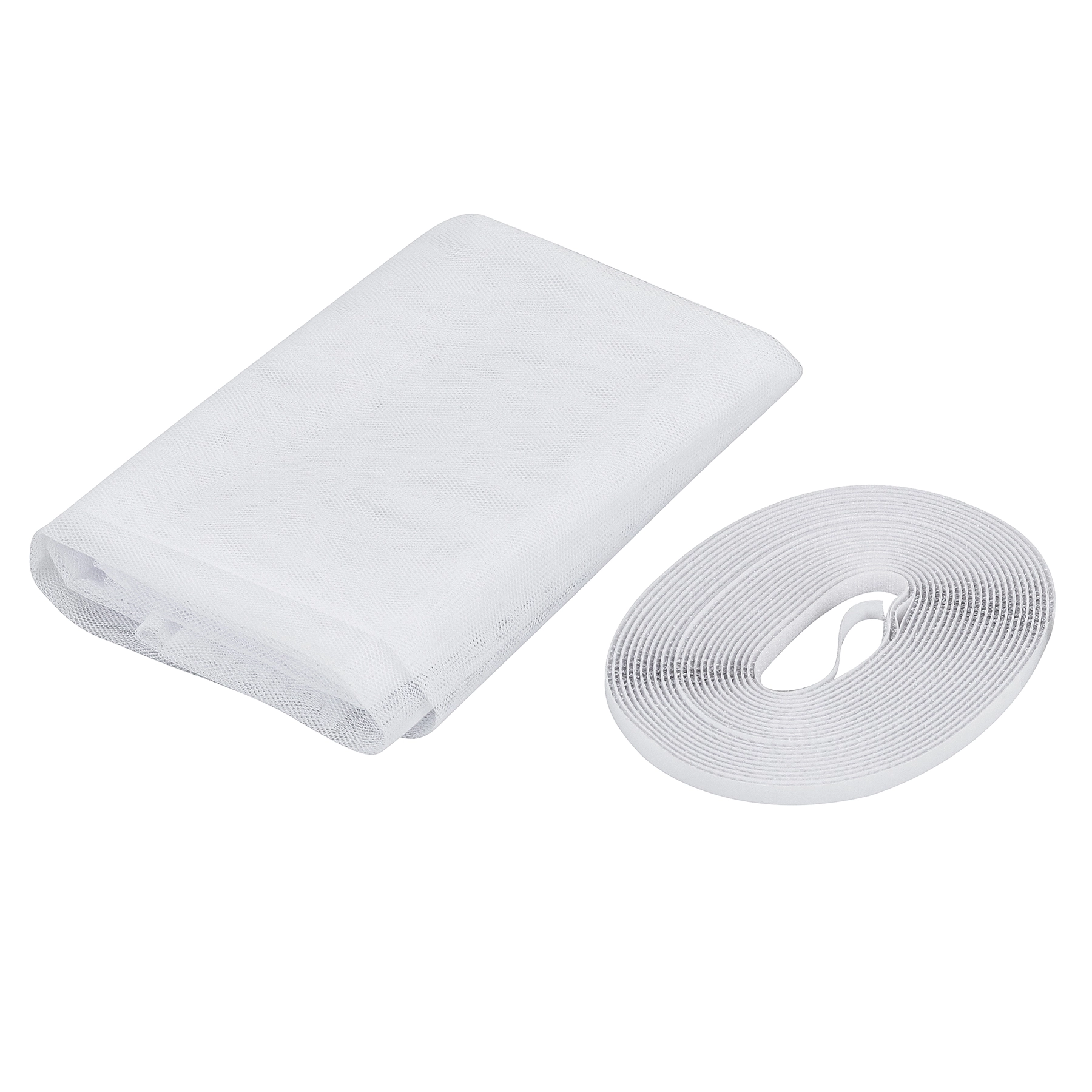 Tela Mosquiteira de Poliéster Branco com Fixação em Velcro 250x150cm
