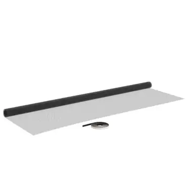 Tela Mosquiteira de Poliéster Preto com Fixação em Velcro 250x150cm