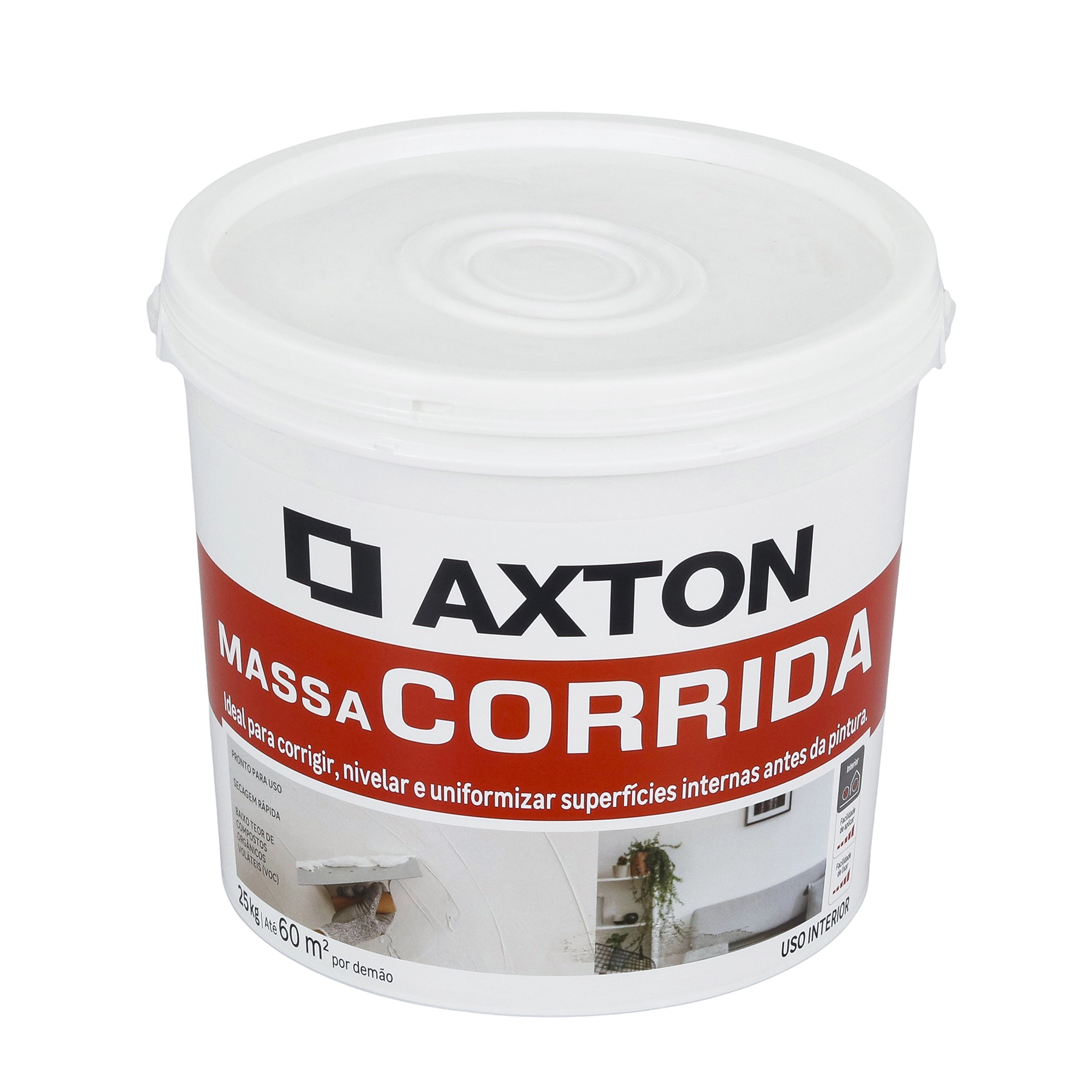 Massa Corrida Interna 25kg Axton
