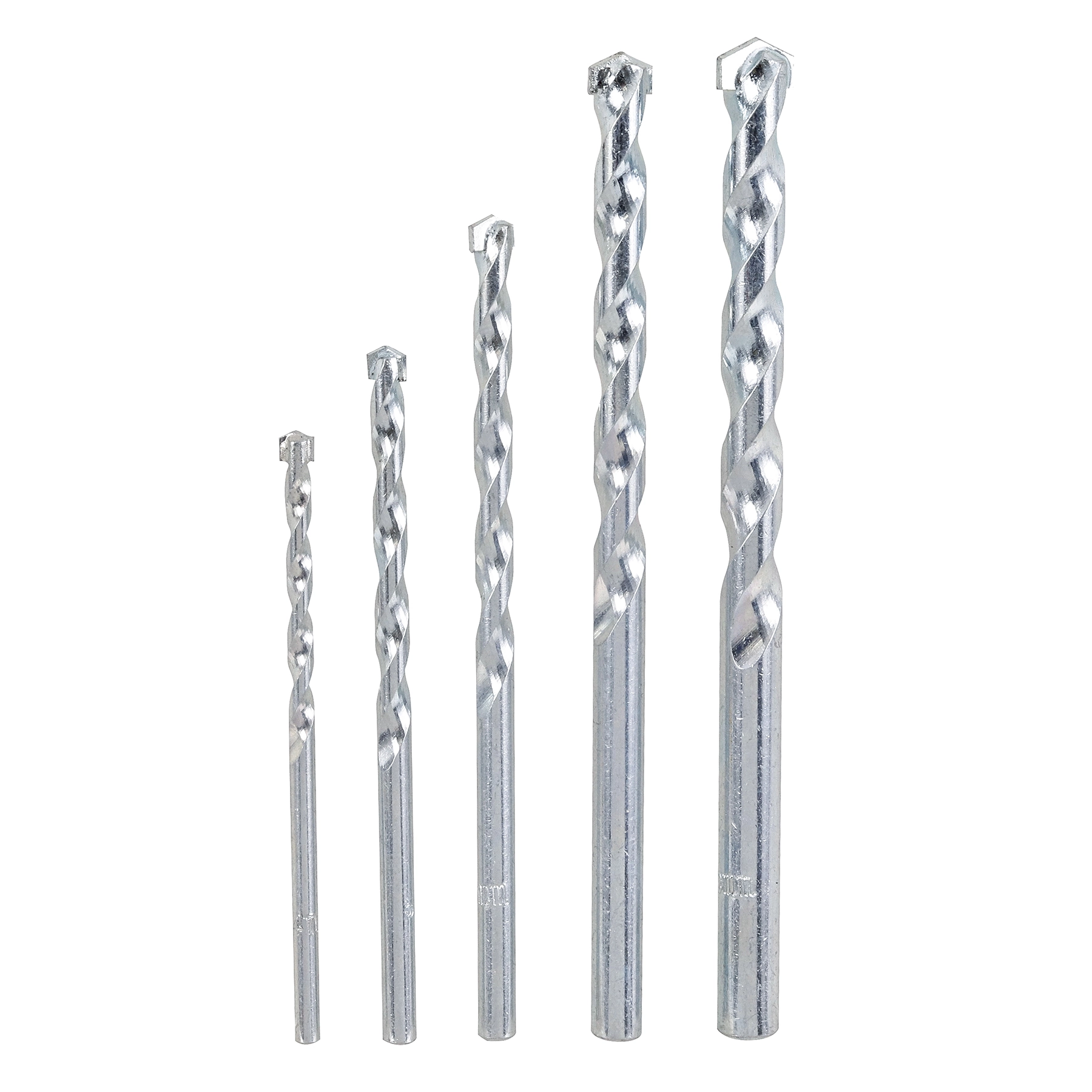 Jogo de Brocas para Concreto 4mm a 10mm 5 Peças Mp
