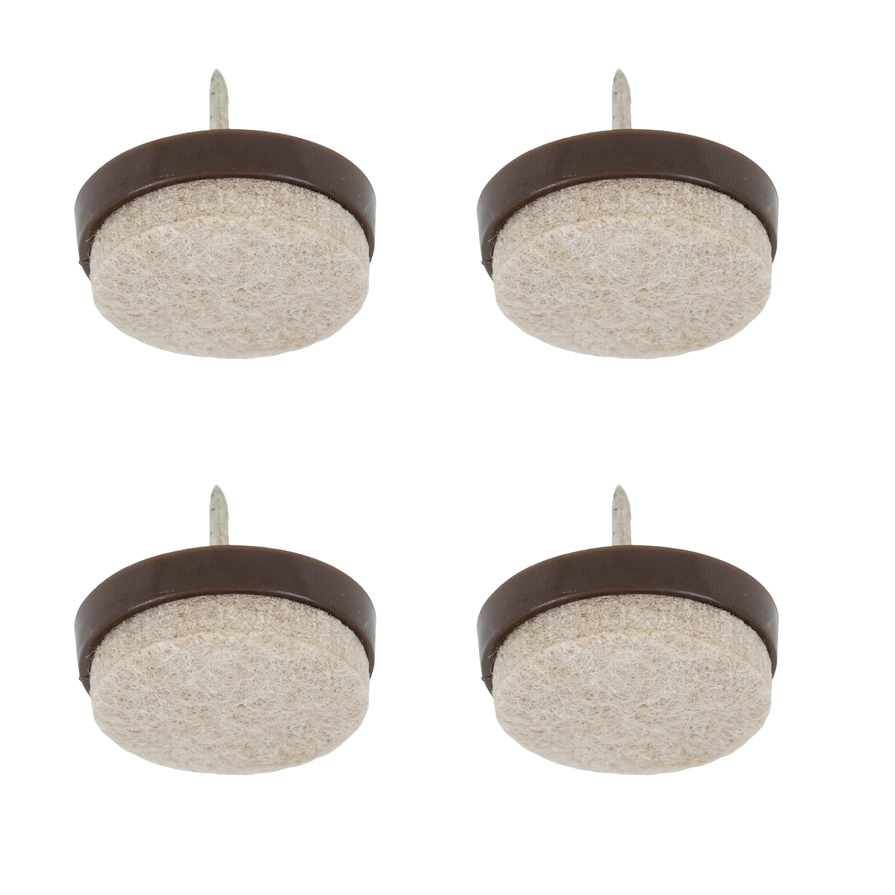 Feltro Redondo Fibra Parafuso Invisível 28mm com 4 peças Standers