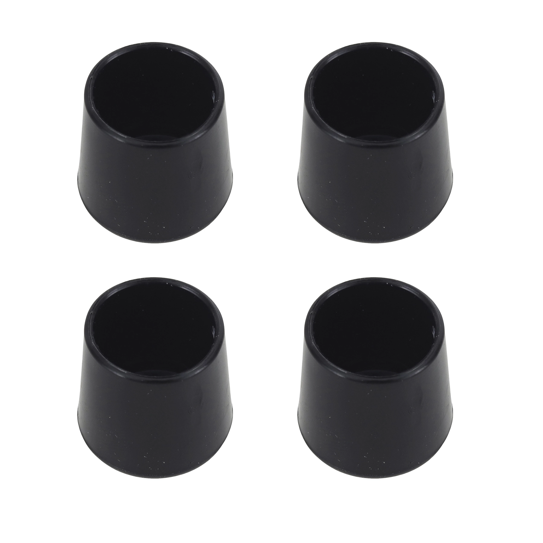 Ponteira para Móveis Redondo Plástico 14mm Preto Standers