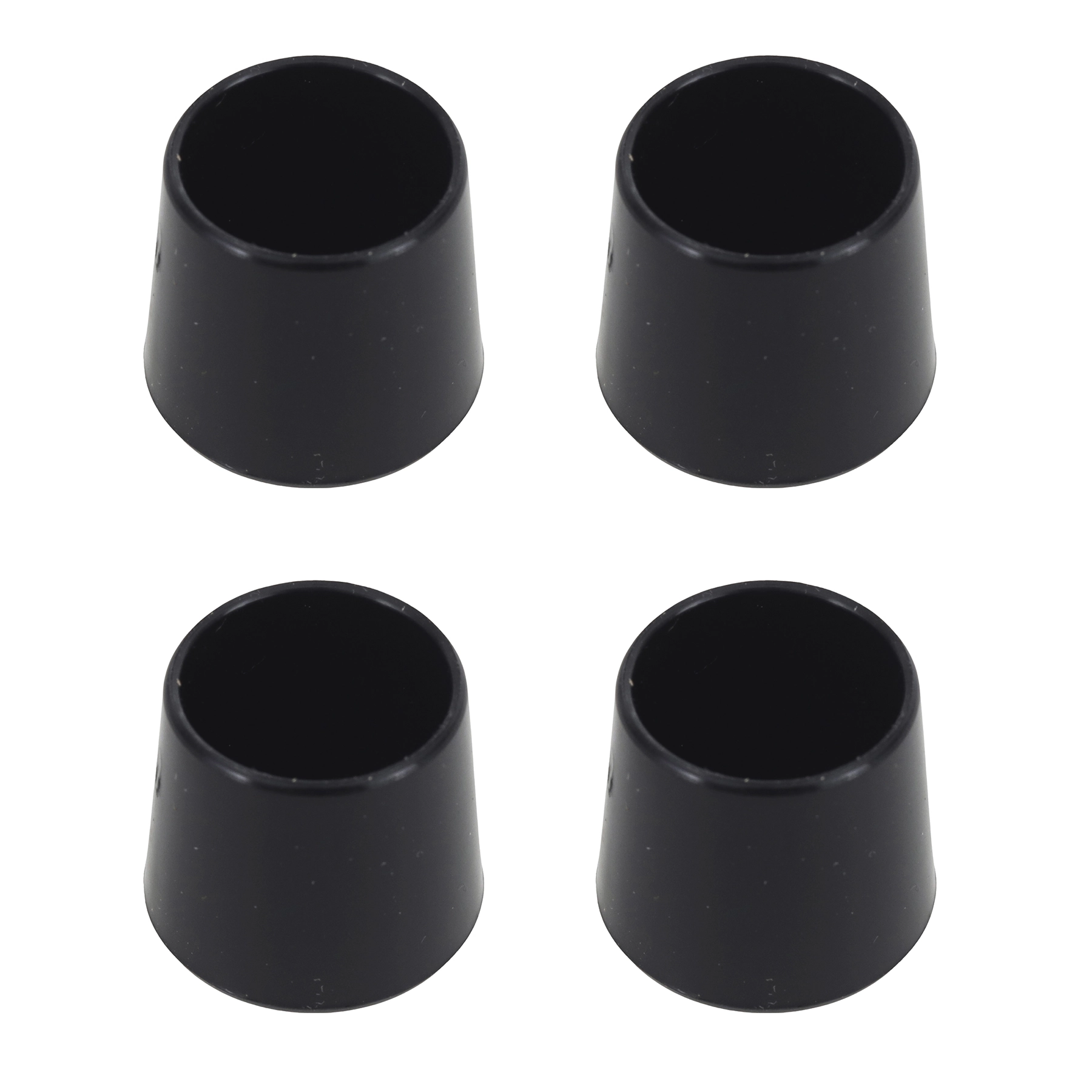 Ponteira para Móveis Redondo Plástico 16mm Preto Standers