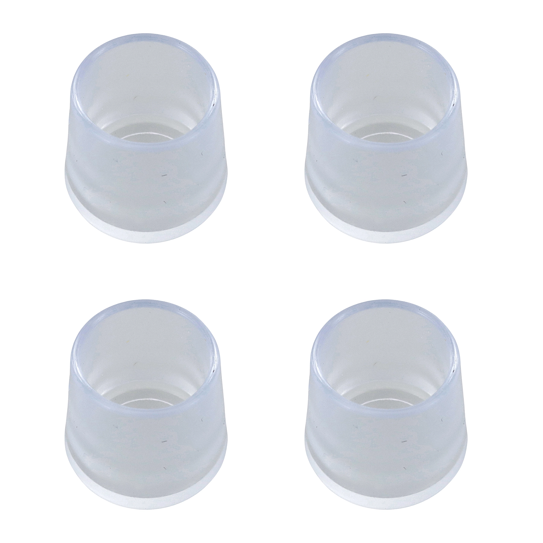 Ponteira para Móveis Redondo Plástico 14mm Transparente Standers
