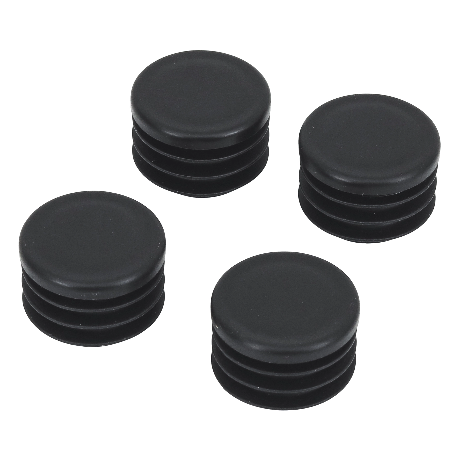 Ponteira para Móveis Redondo Plástico 24mm Preto Standers