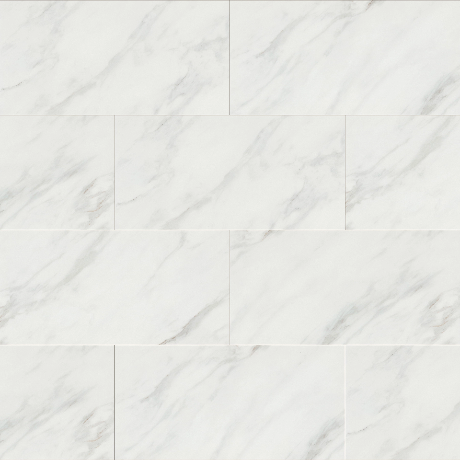 Piso Vinílico Rígido Click Intenso Muska Mármore Branco m² Artens