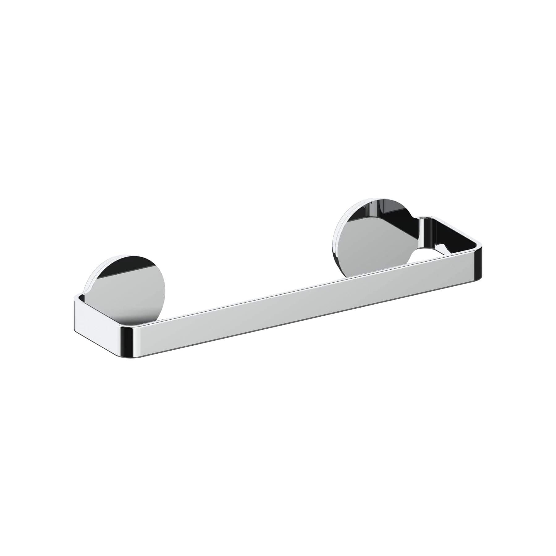 Porta Toalha de Rosto Parede Aço Prata 25,6cm Essential Sensea