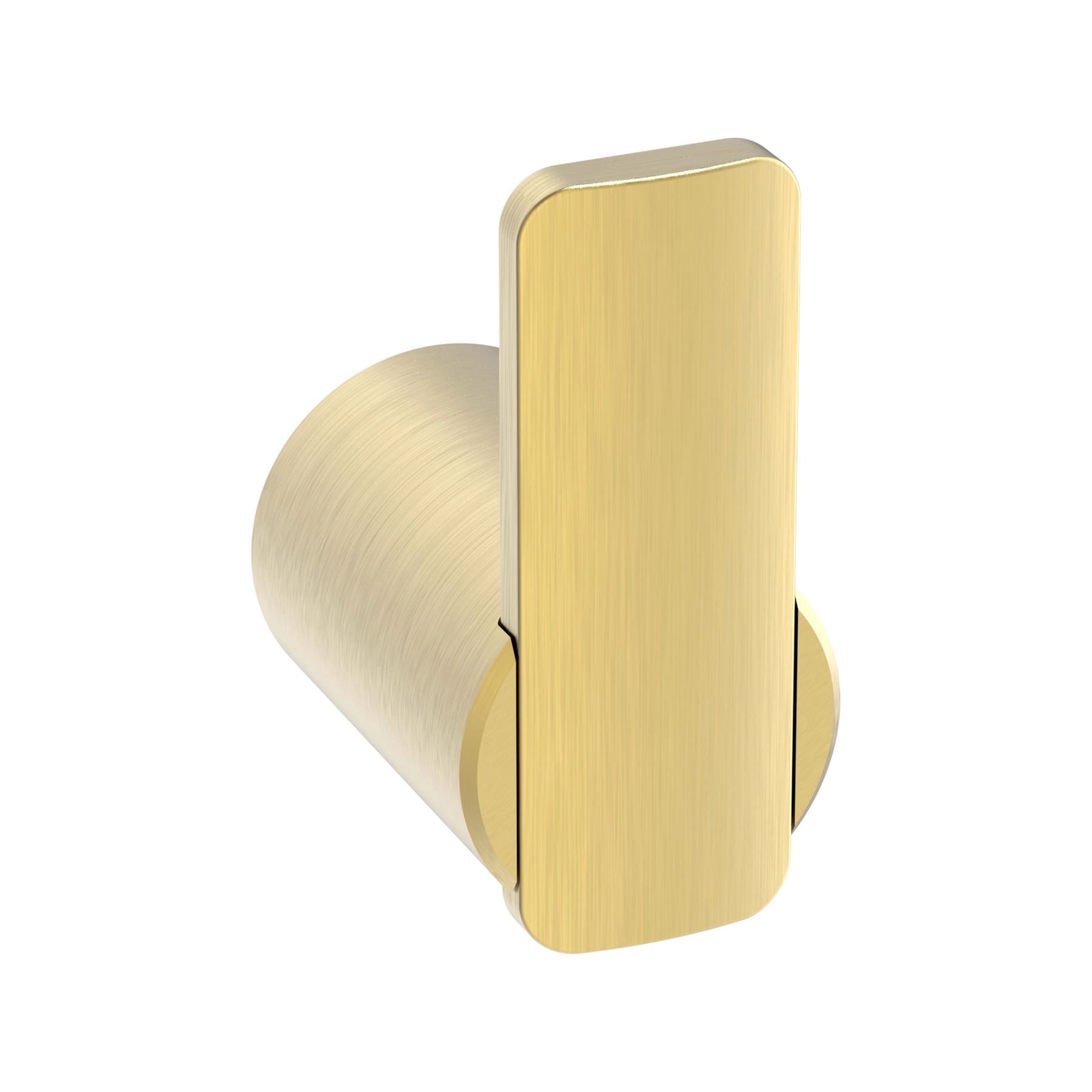 Gancho de Parede em Metal 5,5x2,8x4cm Dourado Neo Sensea