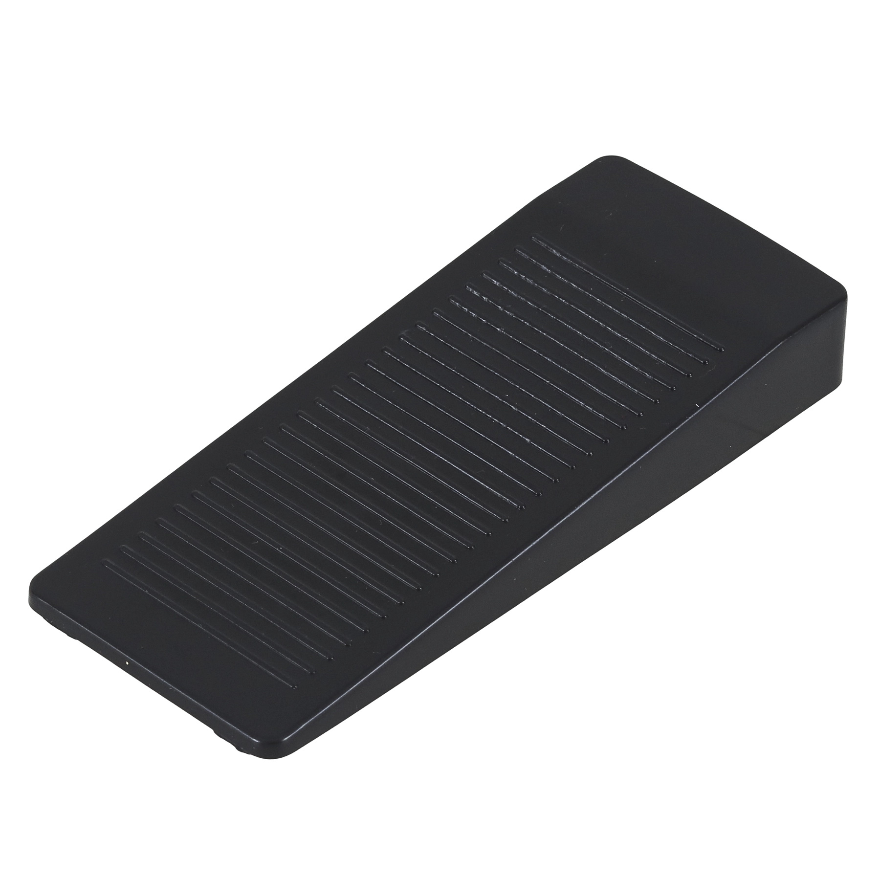 Calço Trava para Porta Piso PVC Preto Inspire